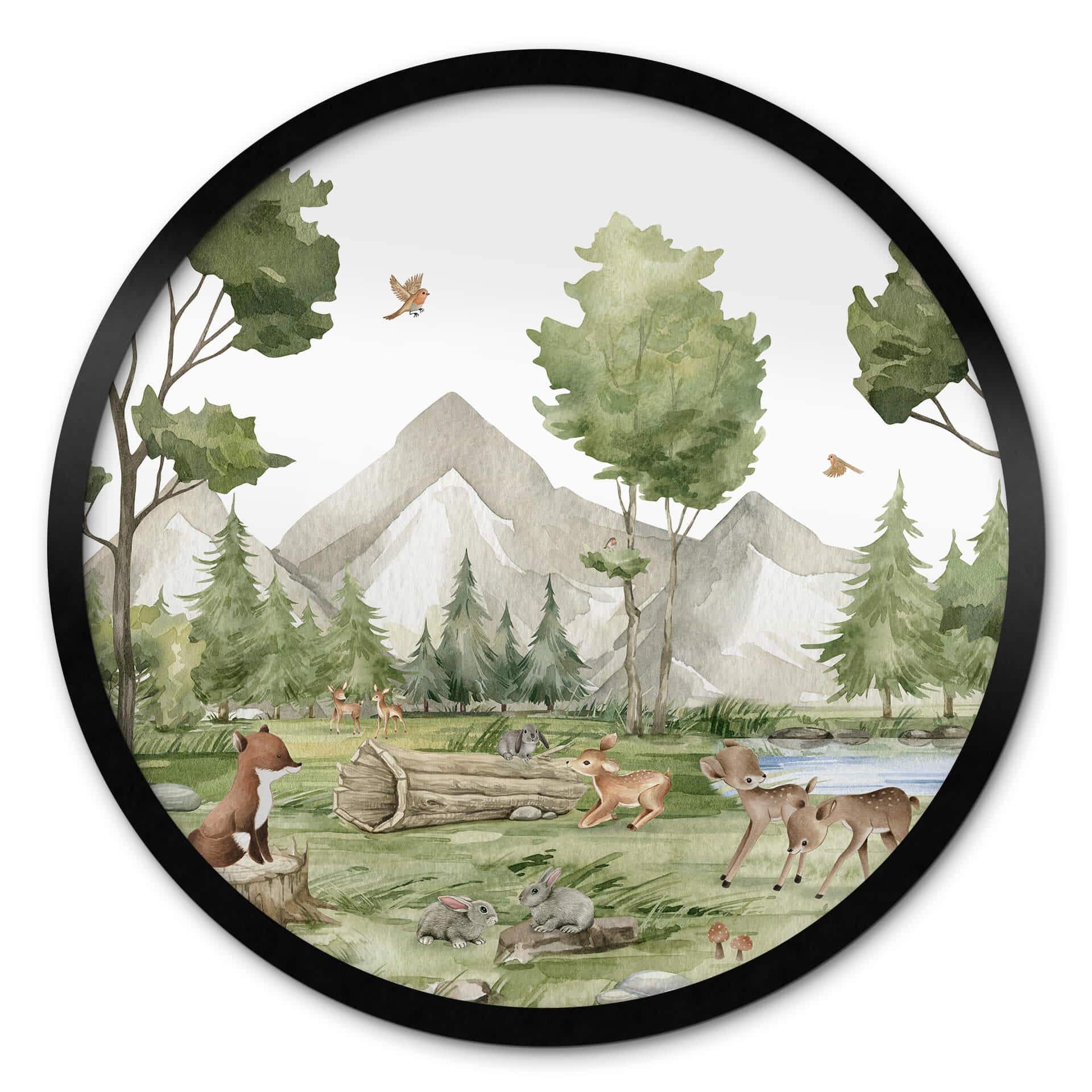 Plakat Oliver Robins - Cute Forest Animals