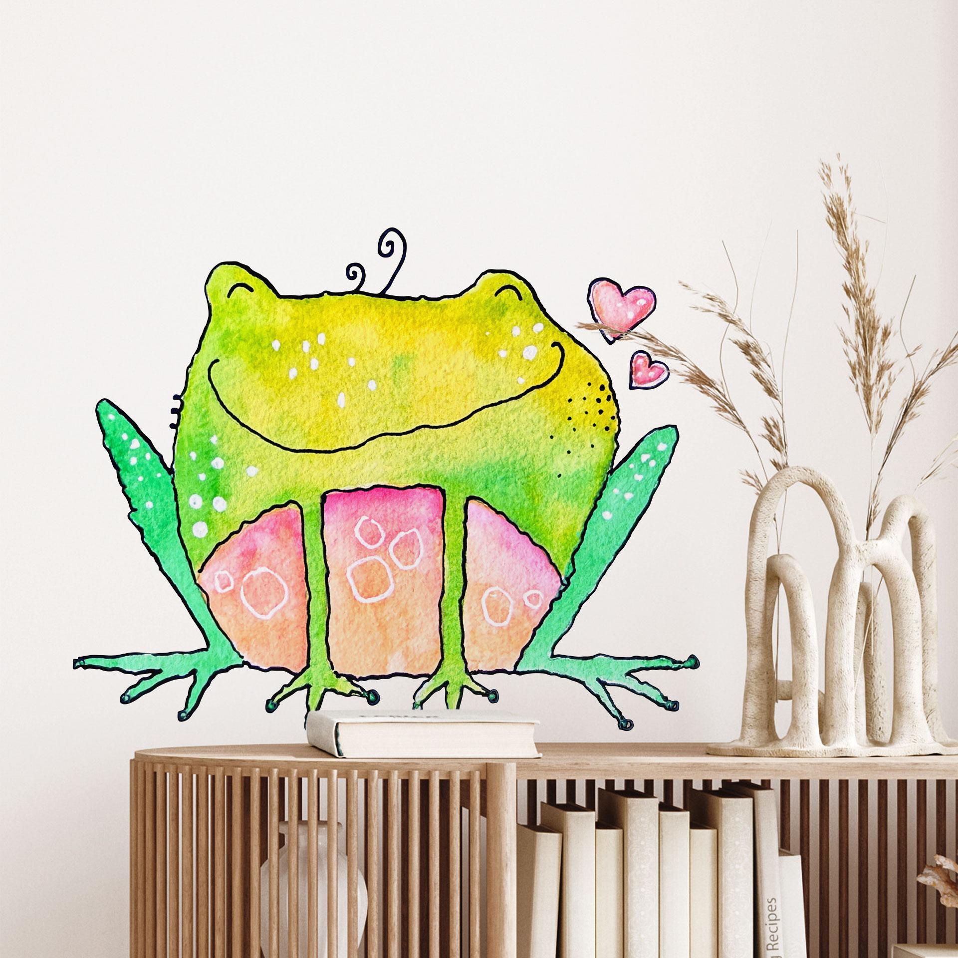Wandtattoo Verliebter Frosch - Hagenmeyer