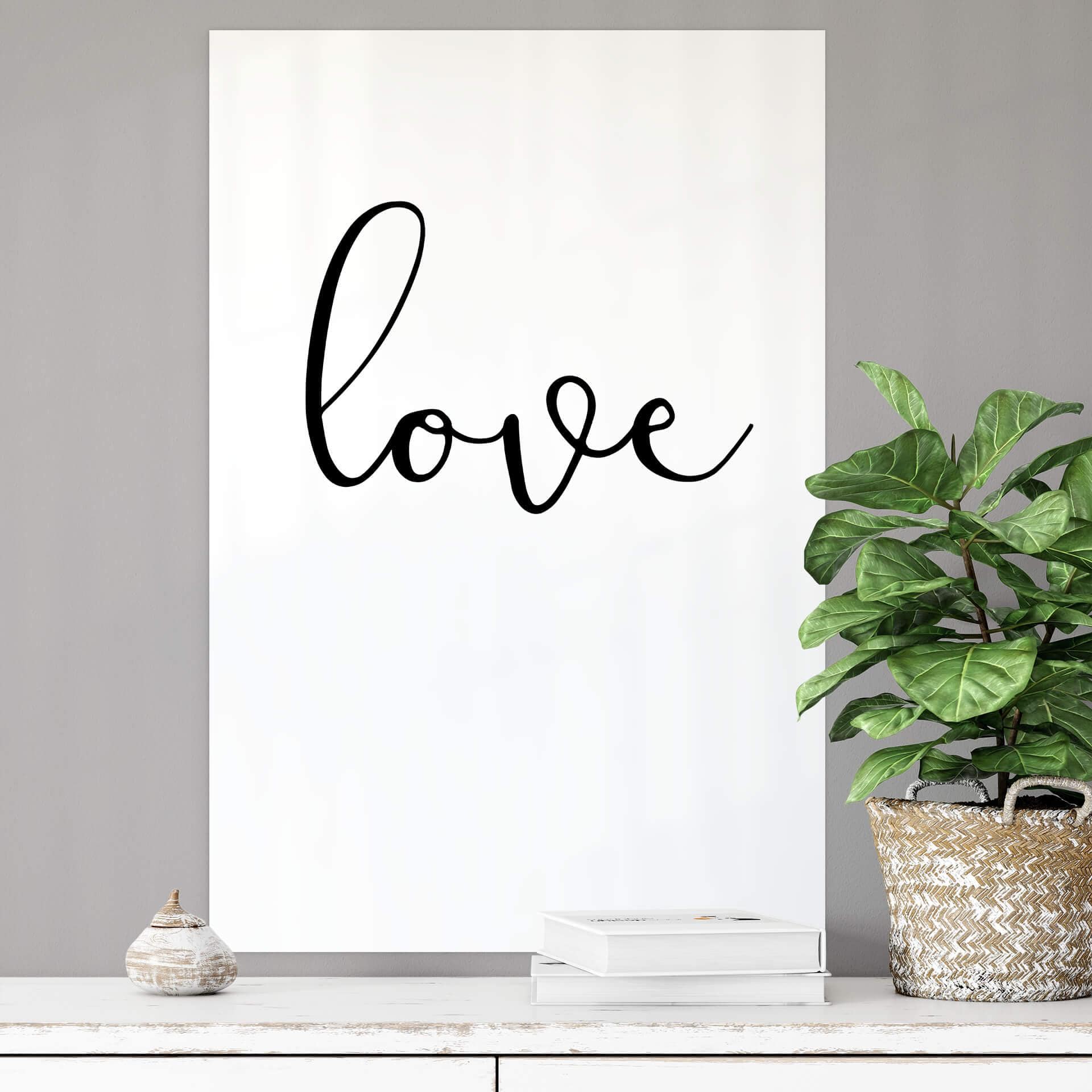 Wallprint - Love