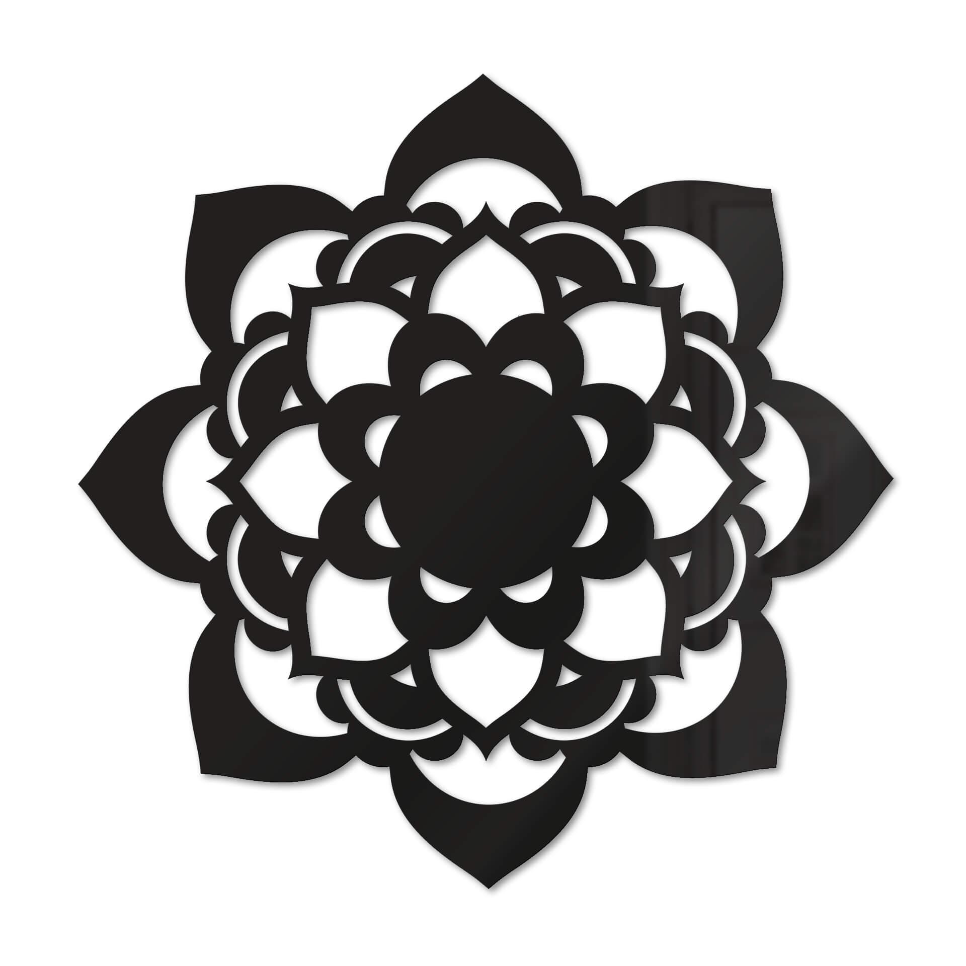 Decoración acrílica - Mandala Lotus