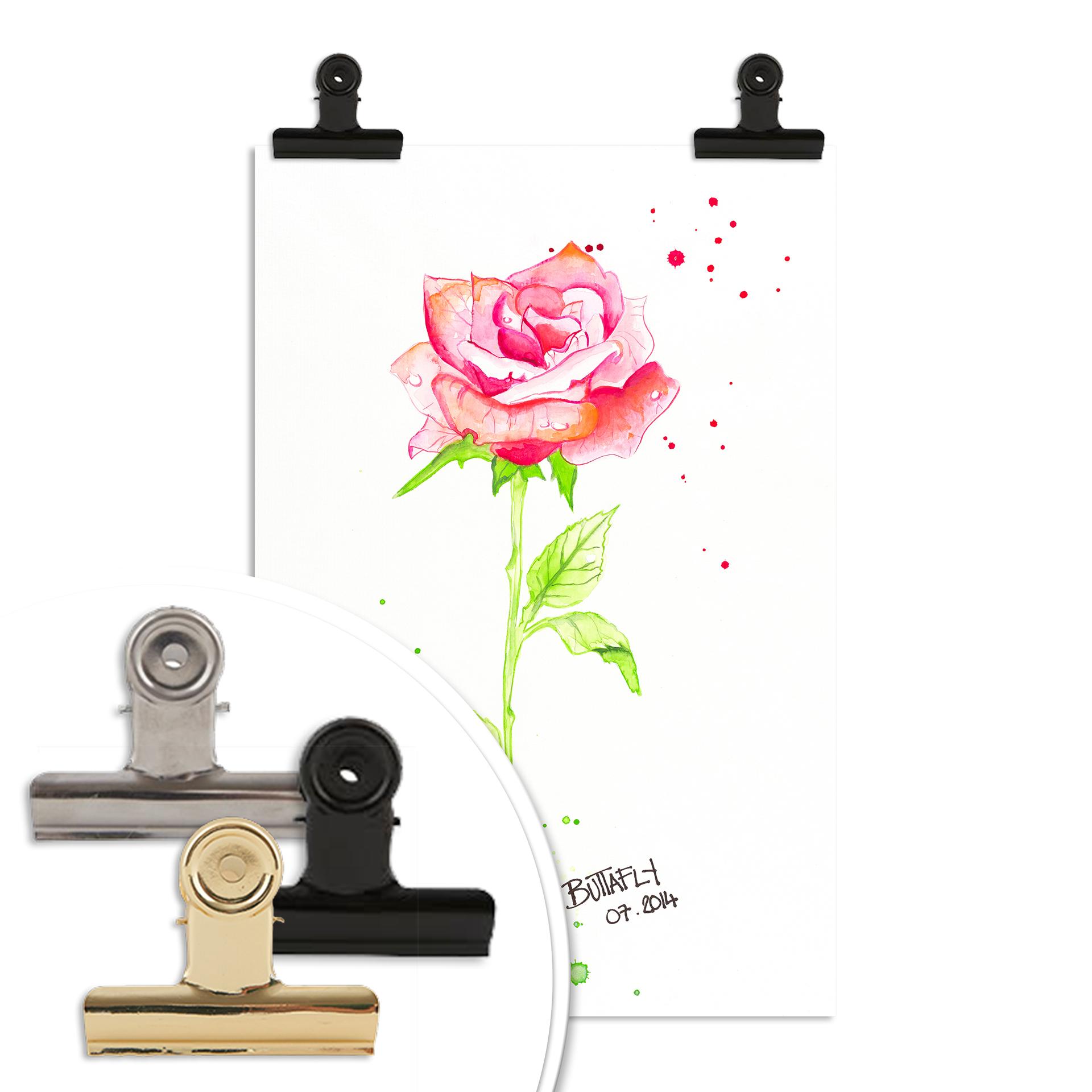 Poster Buttafly - Rosa