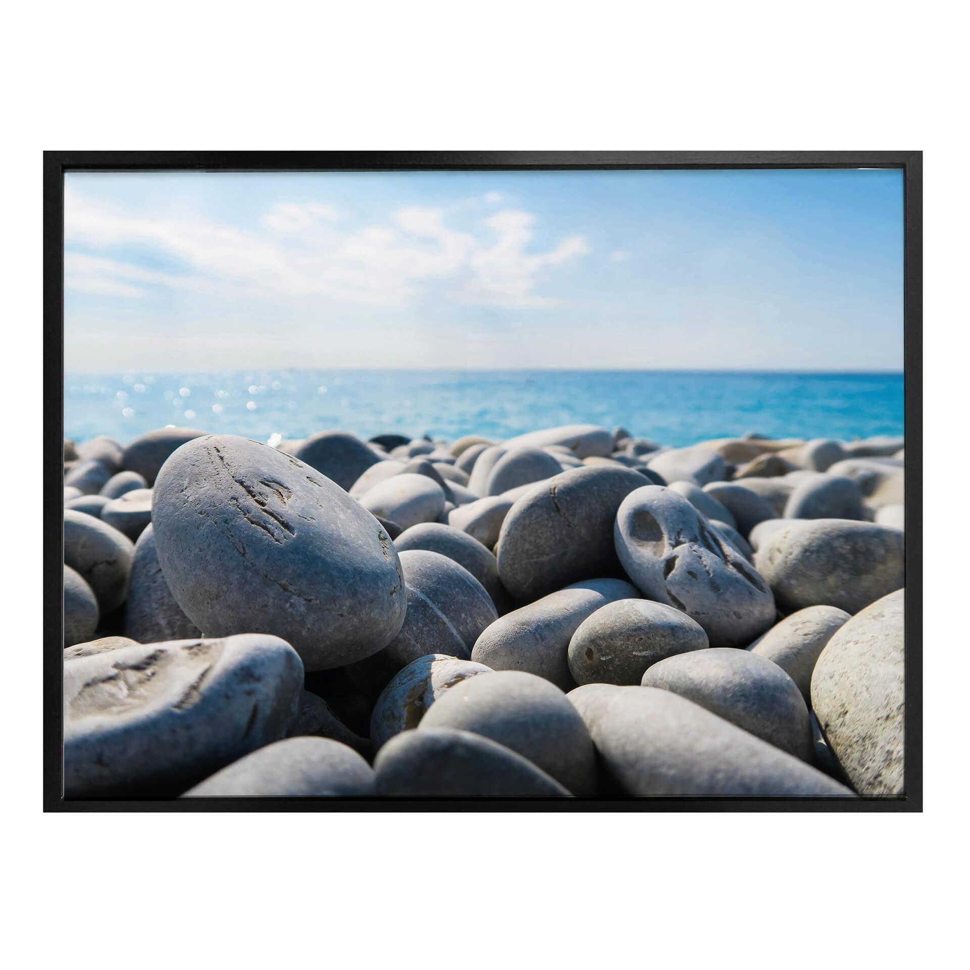 Affiche - Plage de galets 01