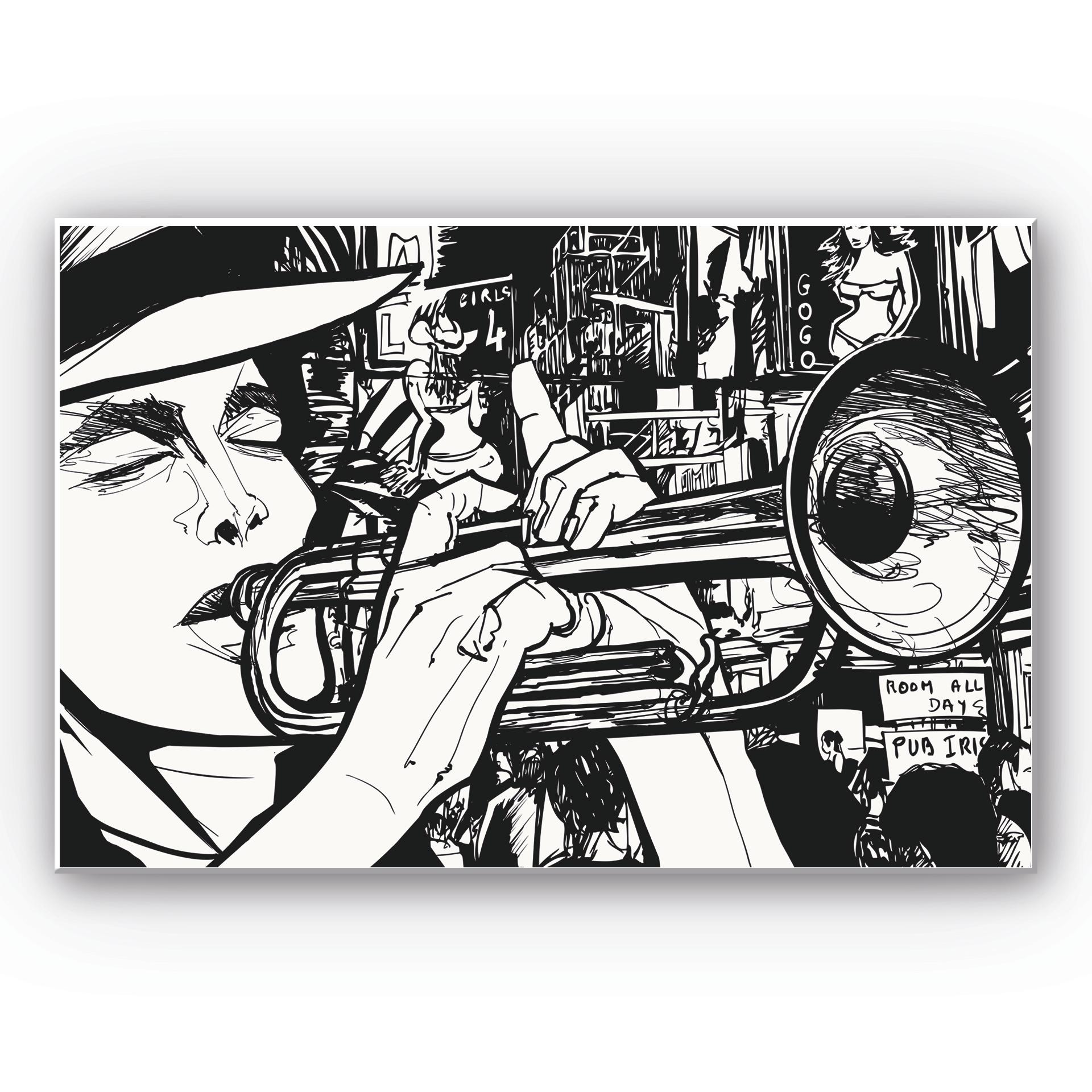 Tableau Forex - Sound of a Street Musician
