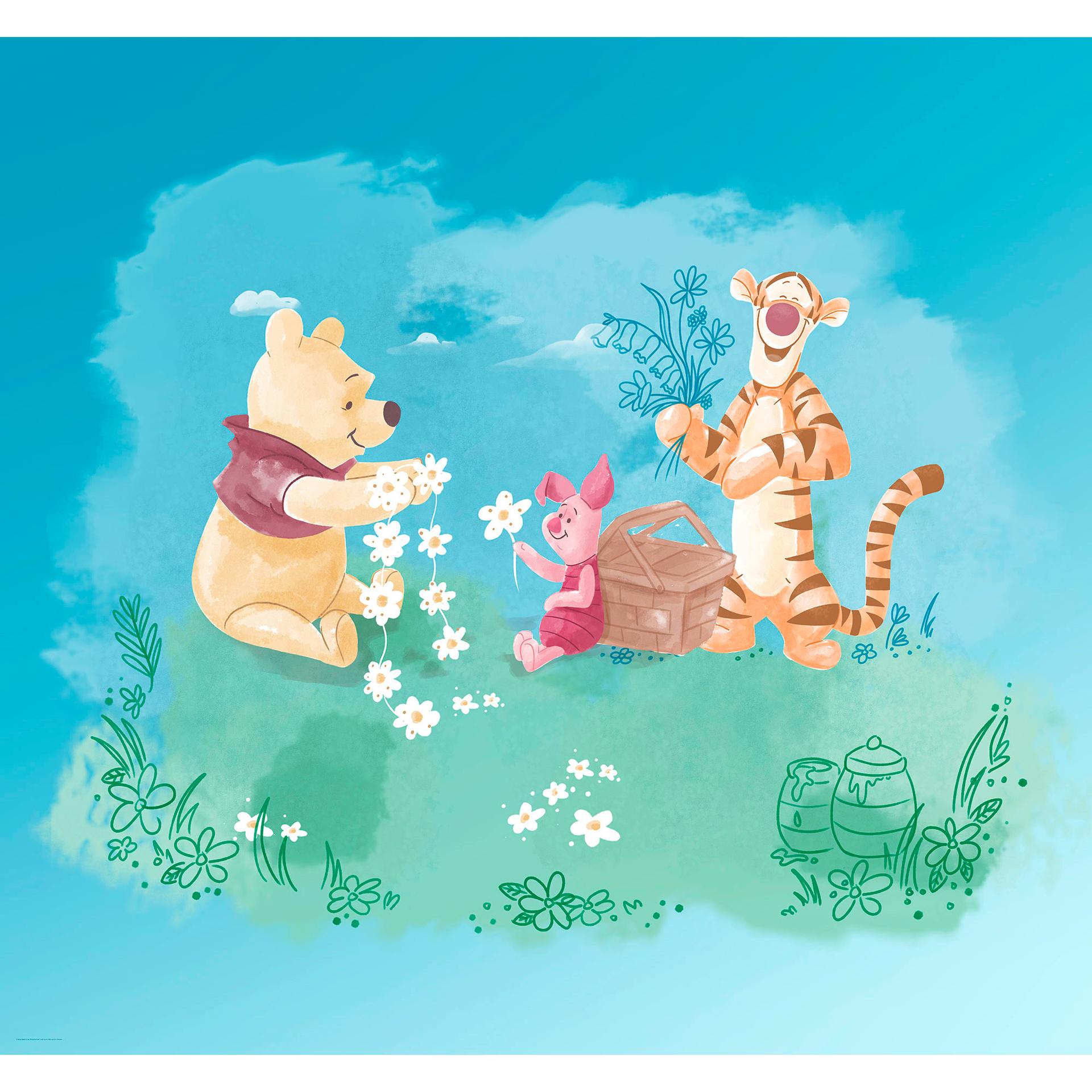 Tapet - Winnie the Pooh Picnic - 300 x 280 cm