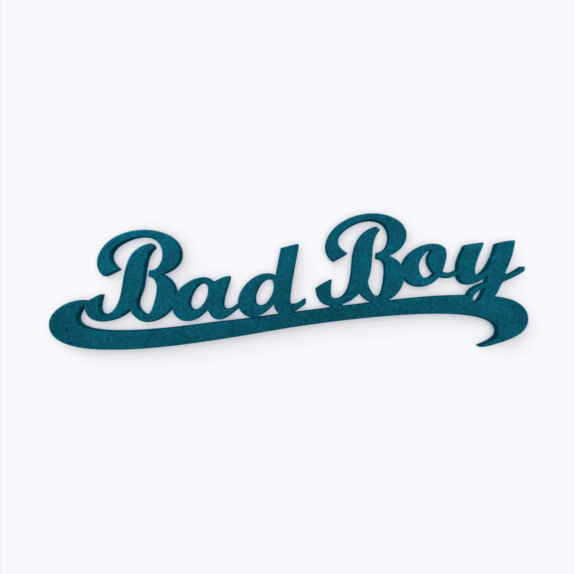 Letras de madera MDF Bad Boy