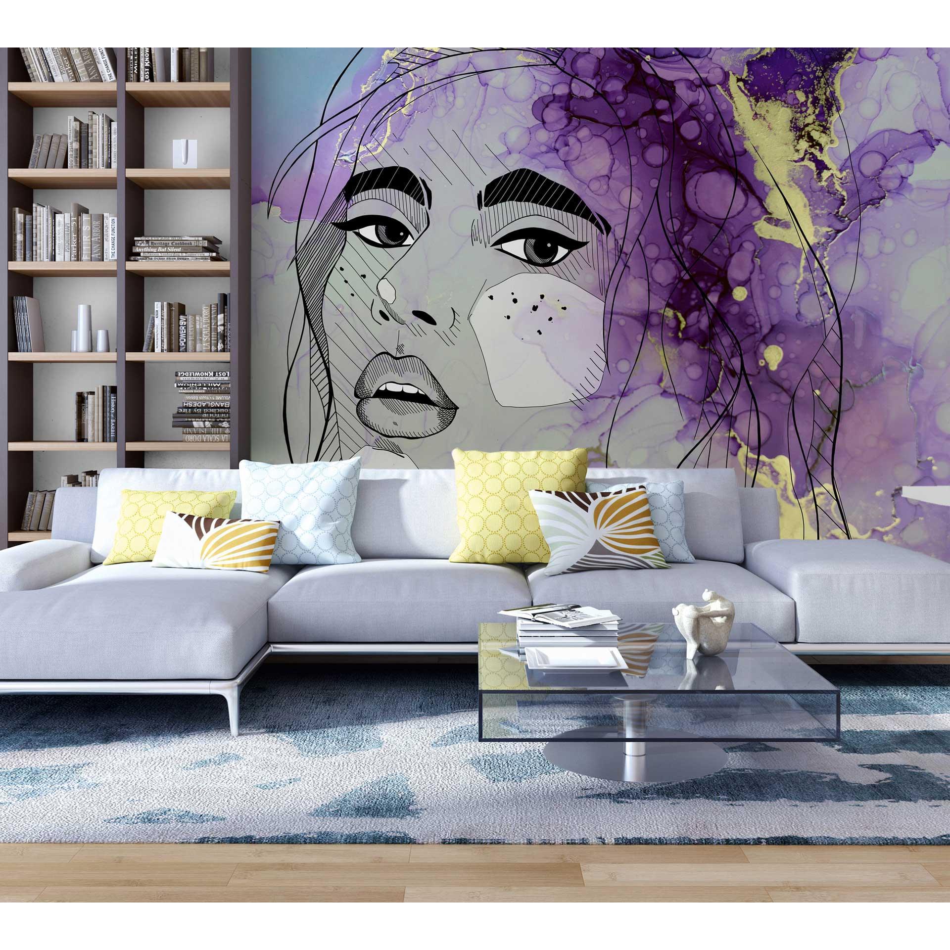 Livingwalls Fotobehang ARTist Lady