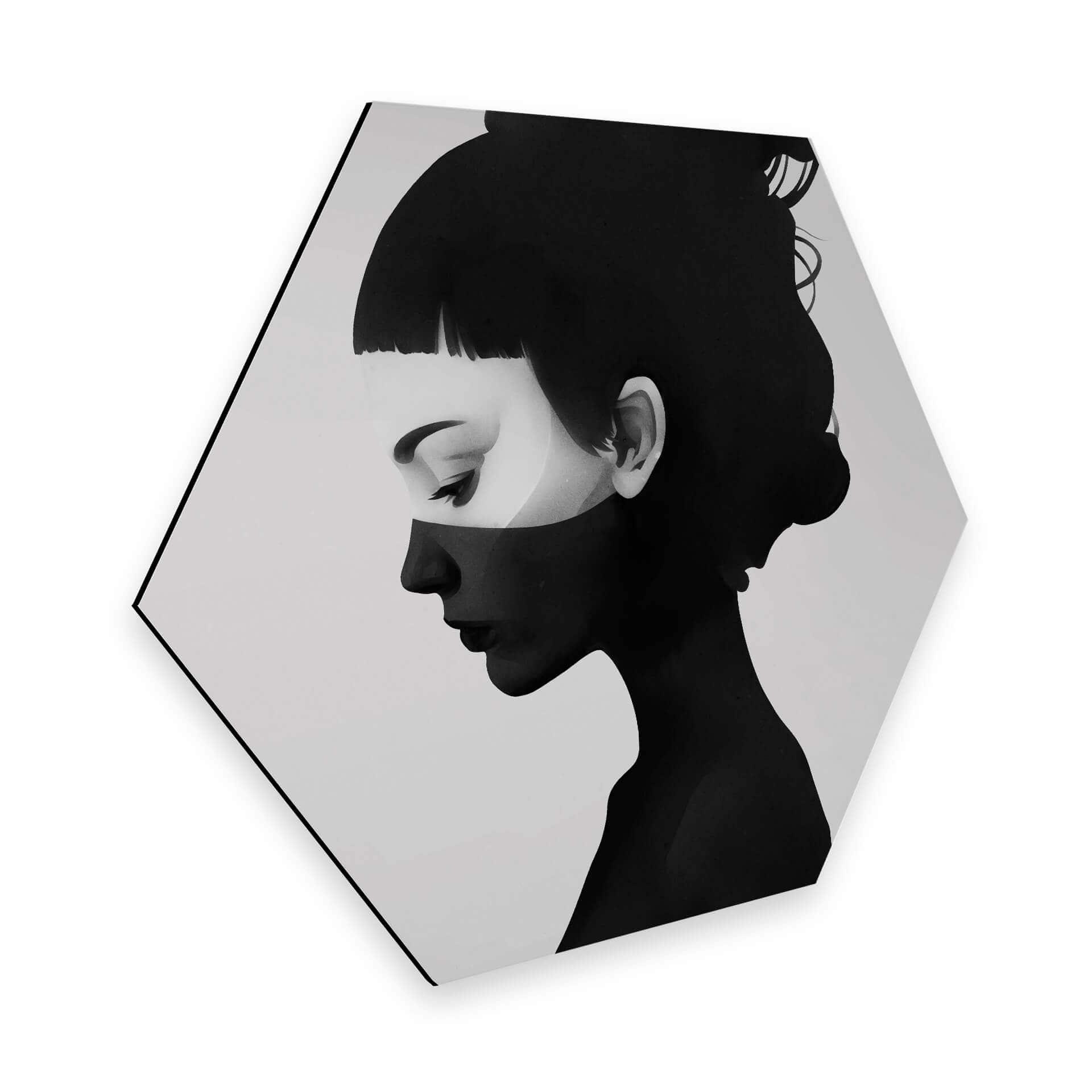 Hexagon Dibond Ireland - I am not here
