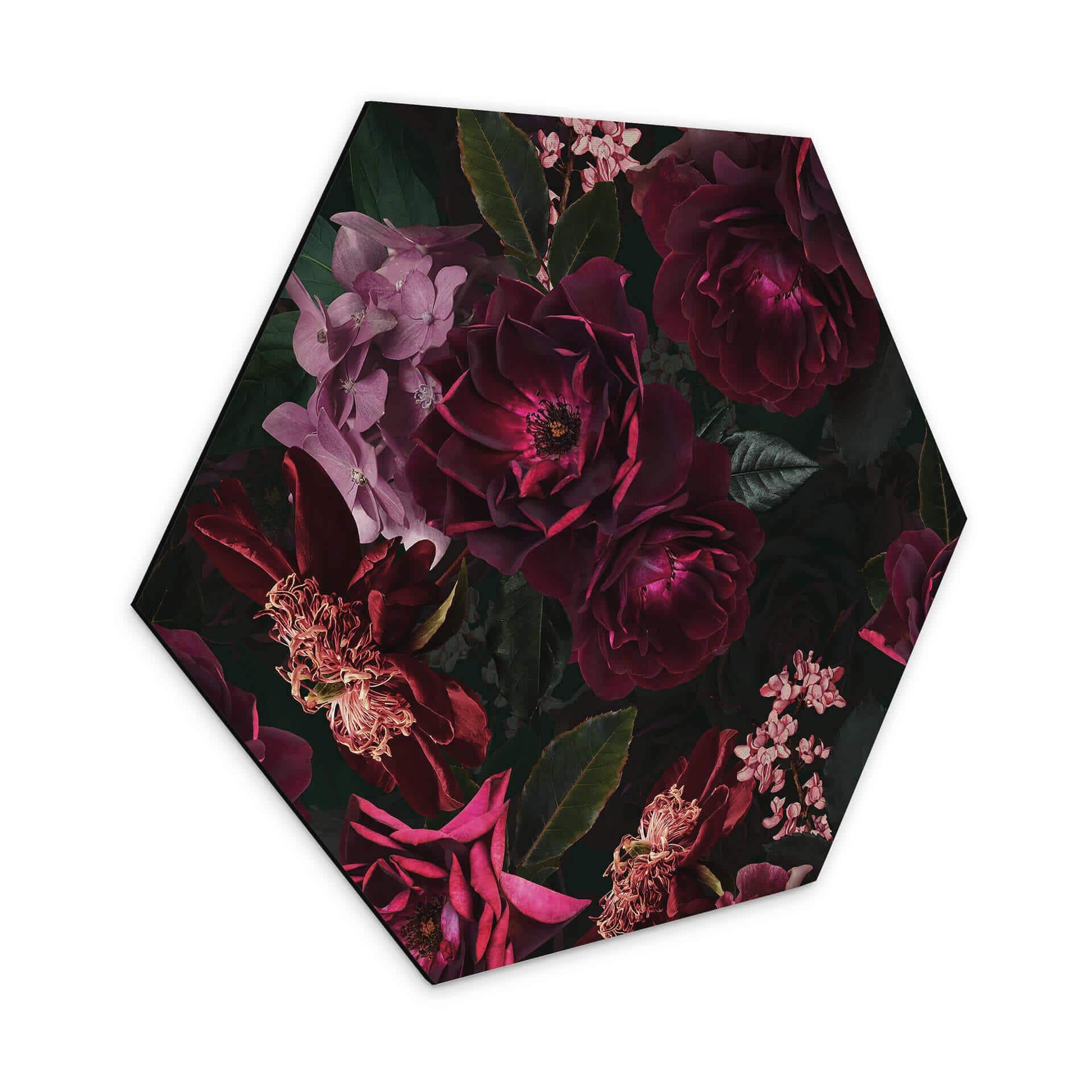 Hexagone - Alu-Dibond UN Designs - Fleur de Paris