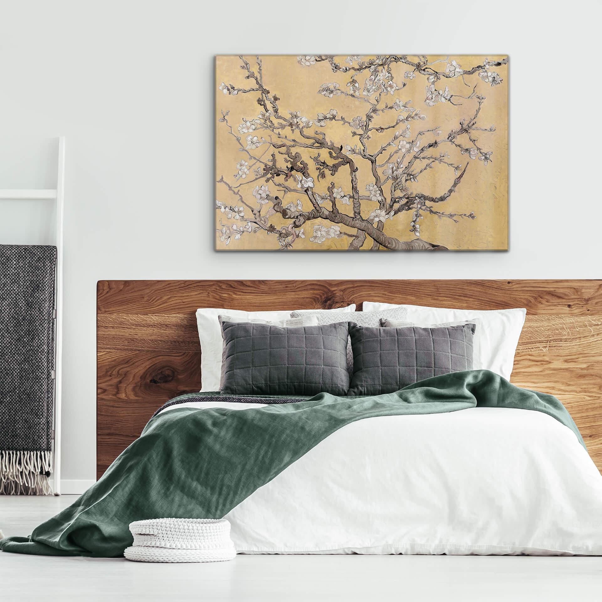 Akrylbillede van Gogh - Mandelblomst Creme