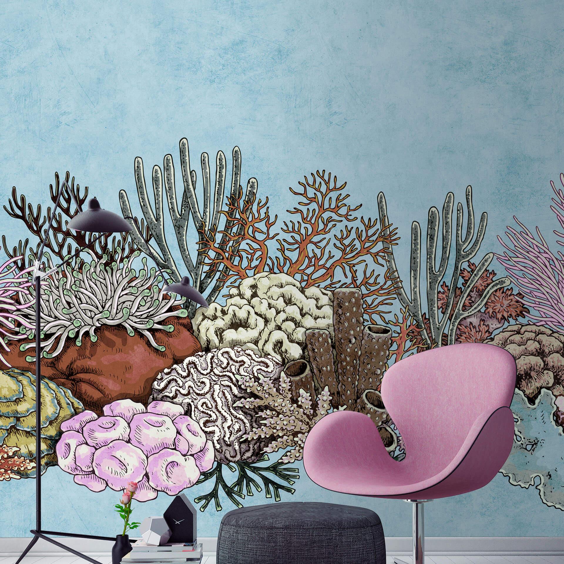 Livingwalls Fototapet Walls by Patel 2 octopus´ garden 1