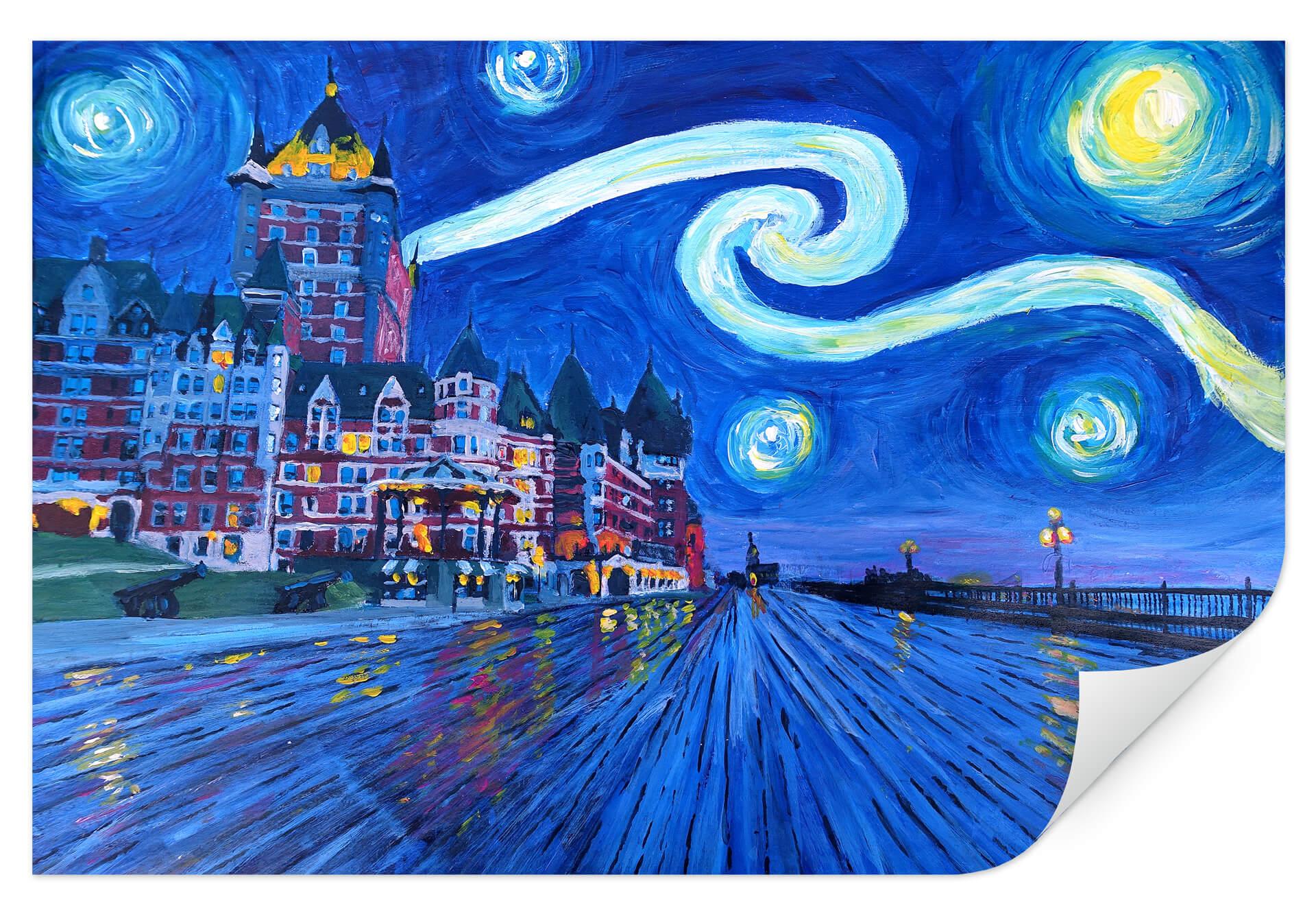 Wallprint Bleichner - Starry Night in Quebec