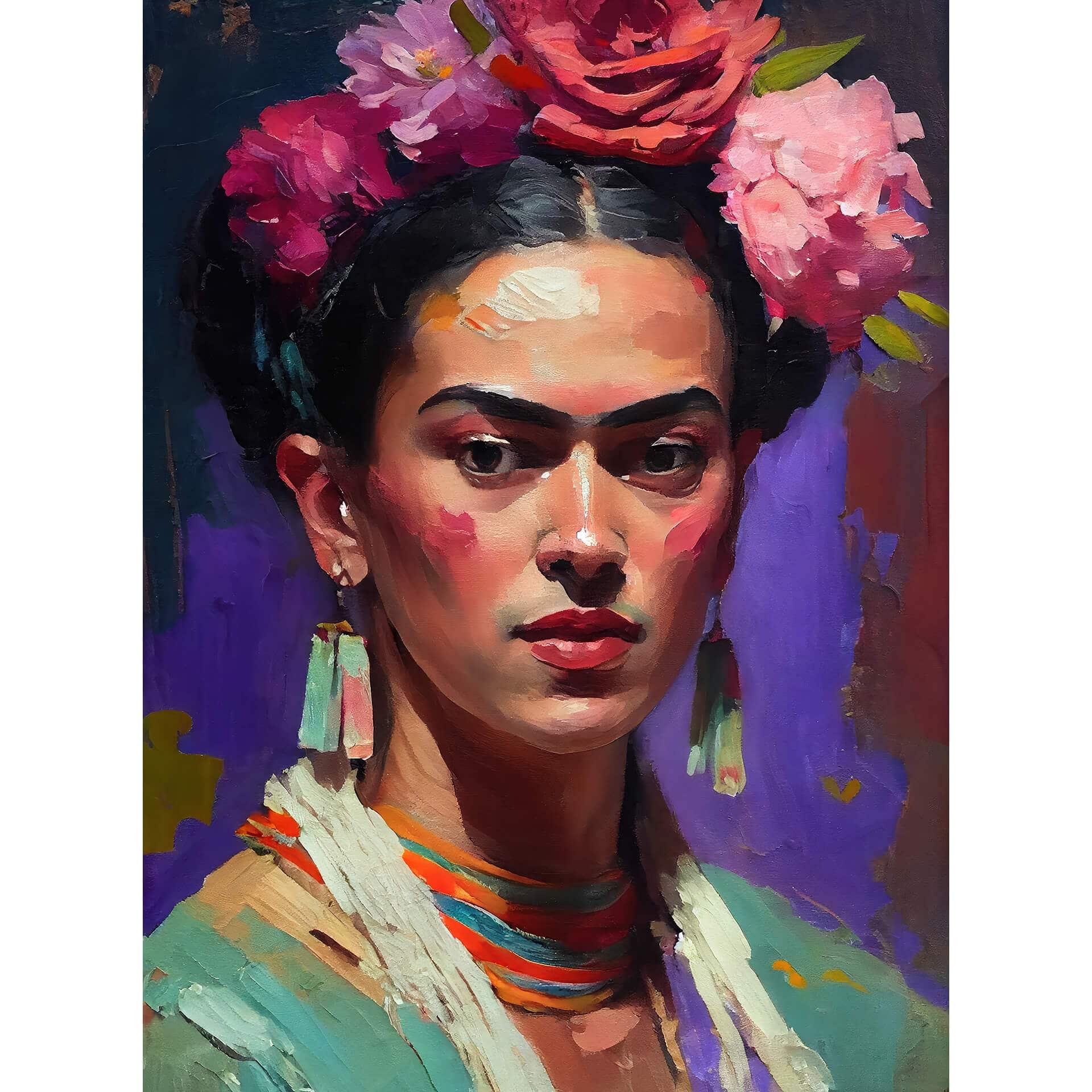 Fotobehang Treechild - Portret van Frida