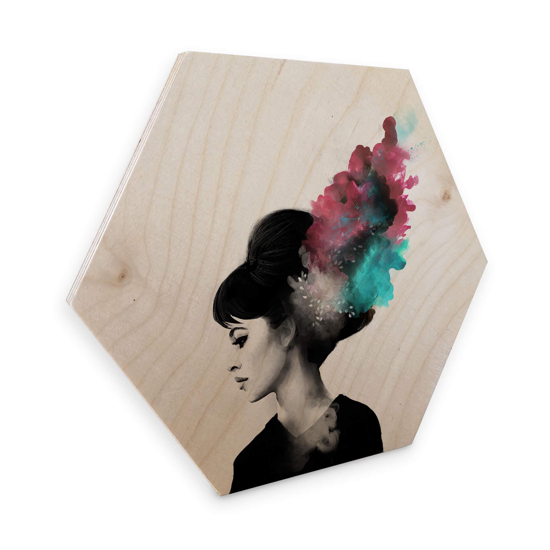 Hexagone - Placage bois de bouleau - Graves Friday Love