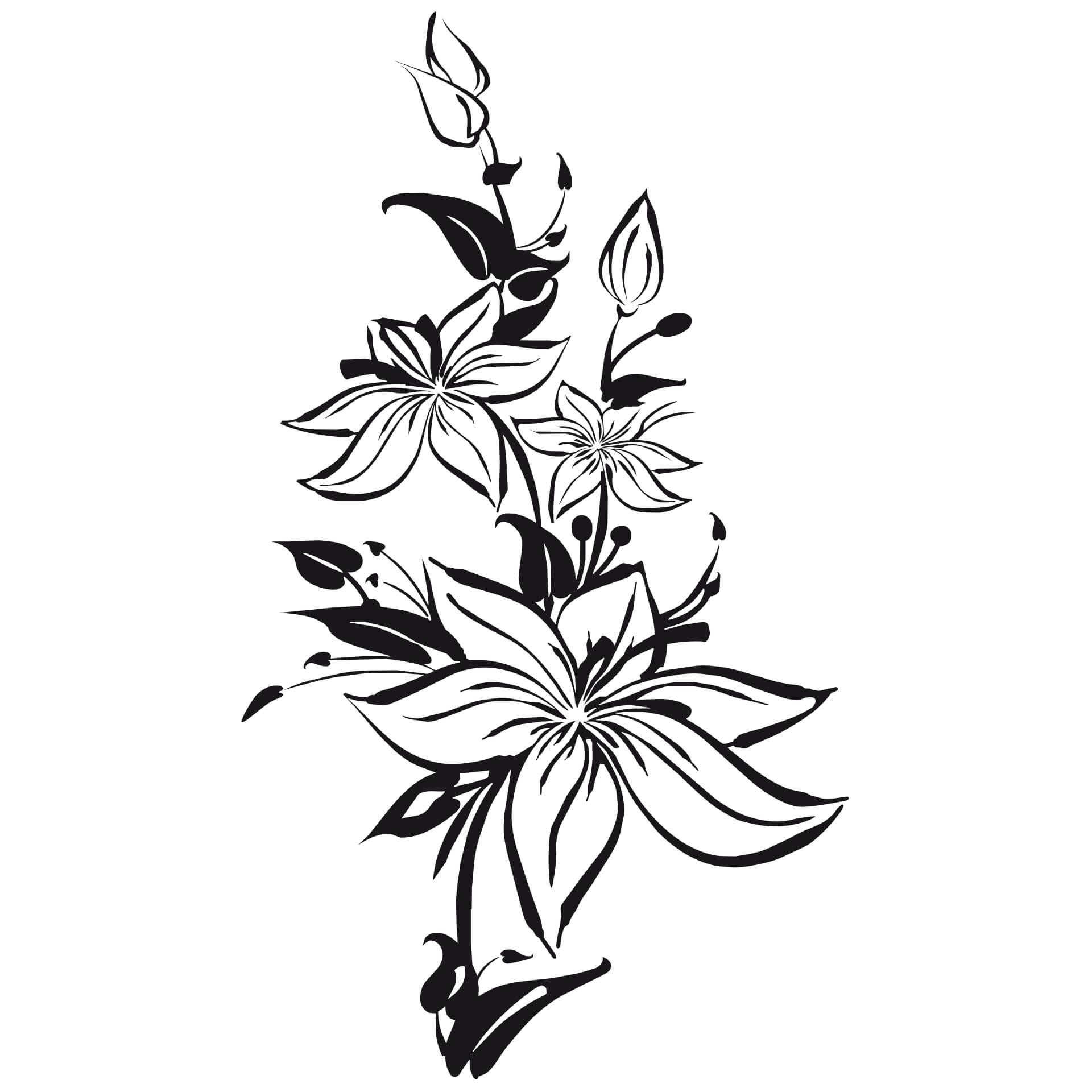 Muursticker Bloem Chloe