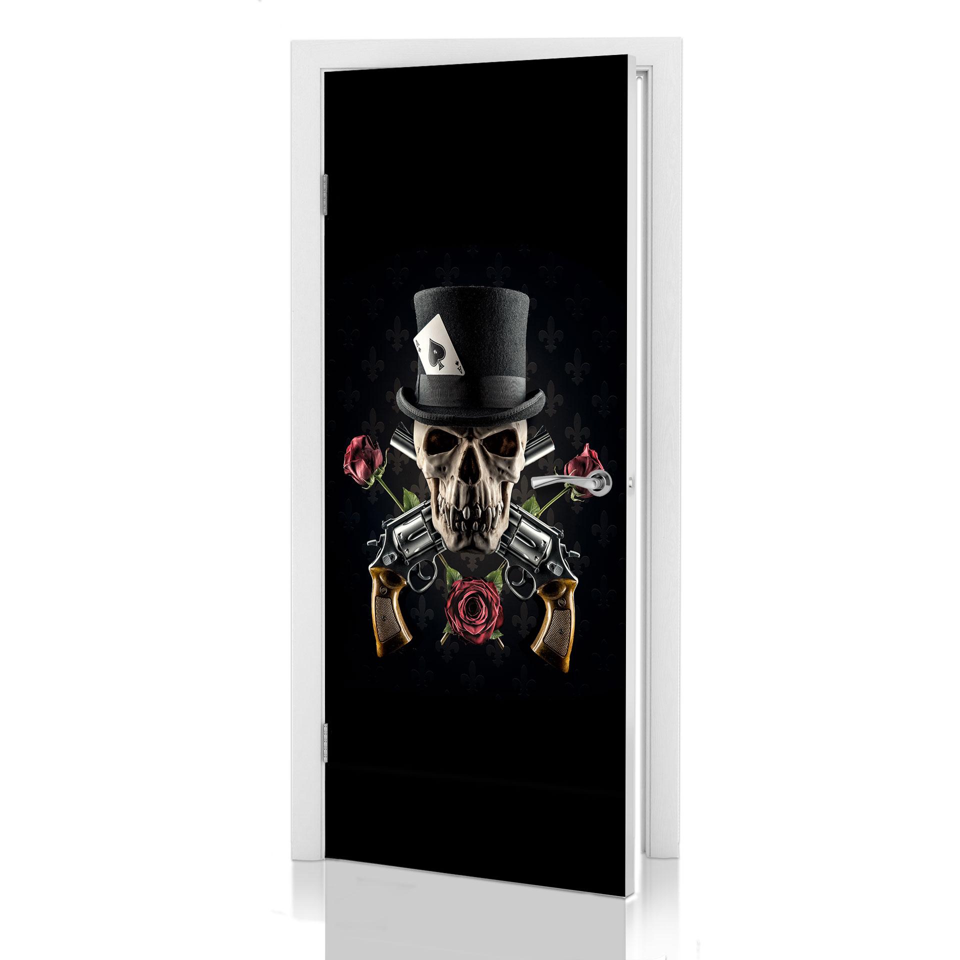 Türdesign Damstén - Guns and Roses 91x200 cm