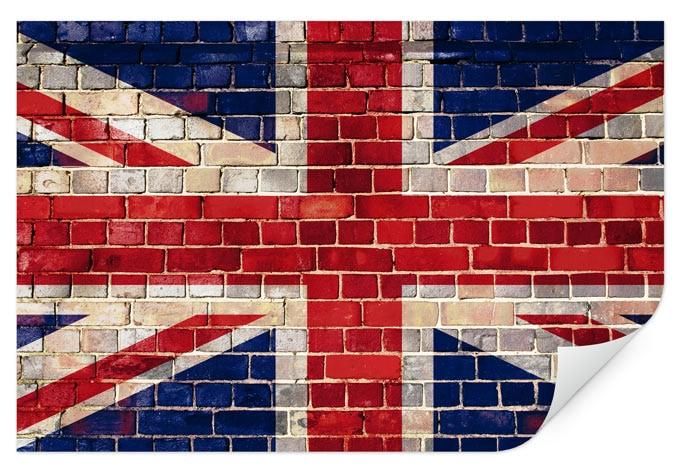 Muurprints Union Jack Muur
