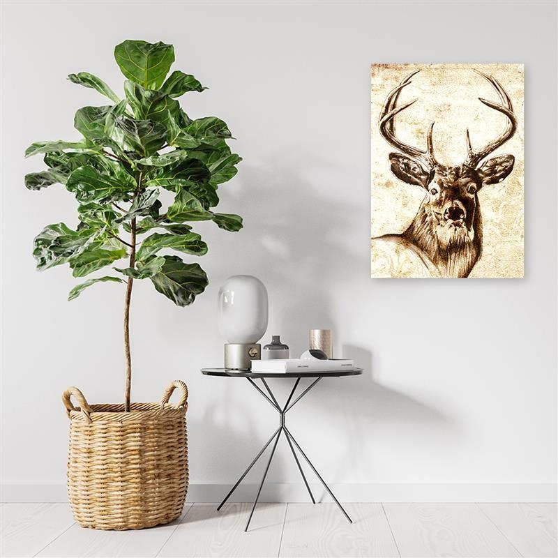 Canvasbillede, Malede hjorte