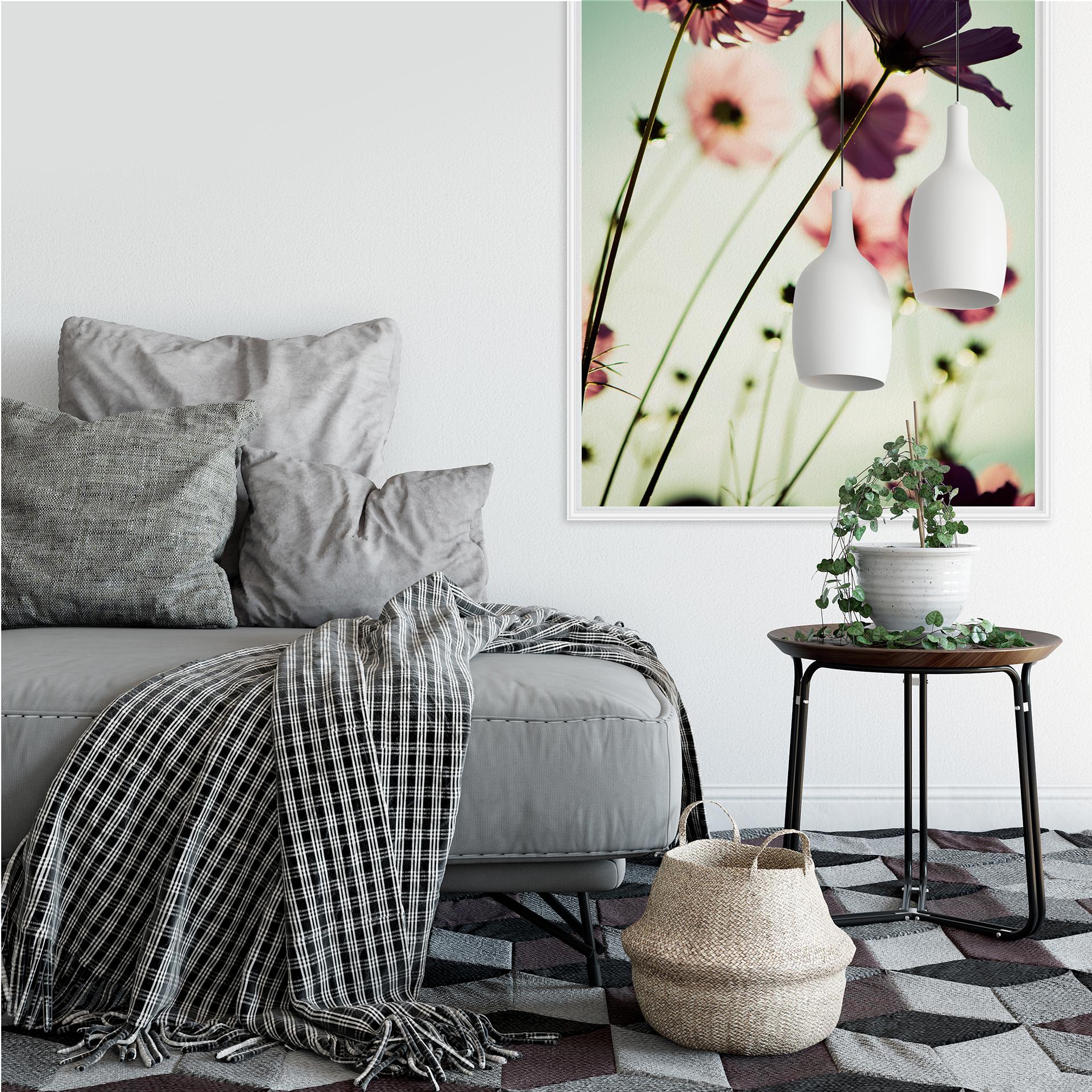 Zelfklevende Poster  Rosa Kosmeen
