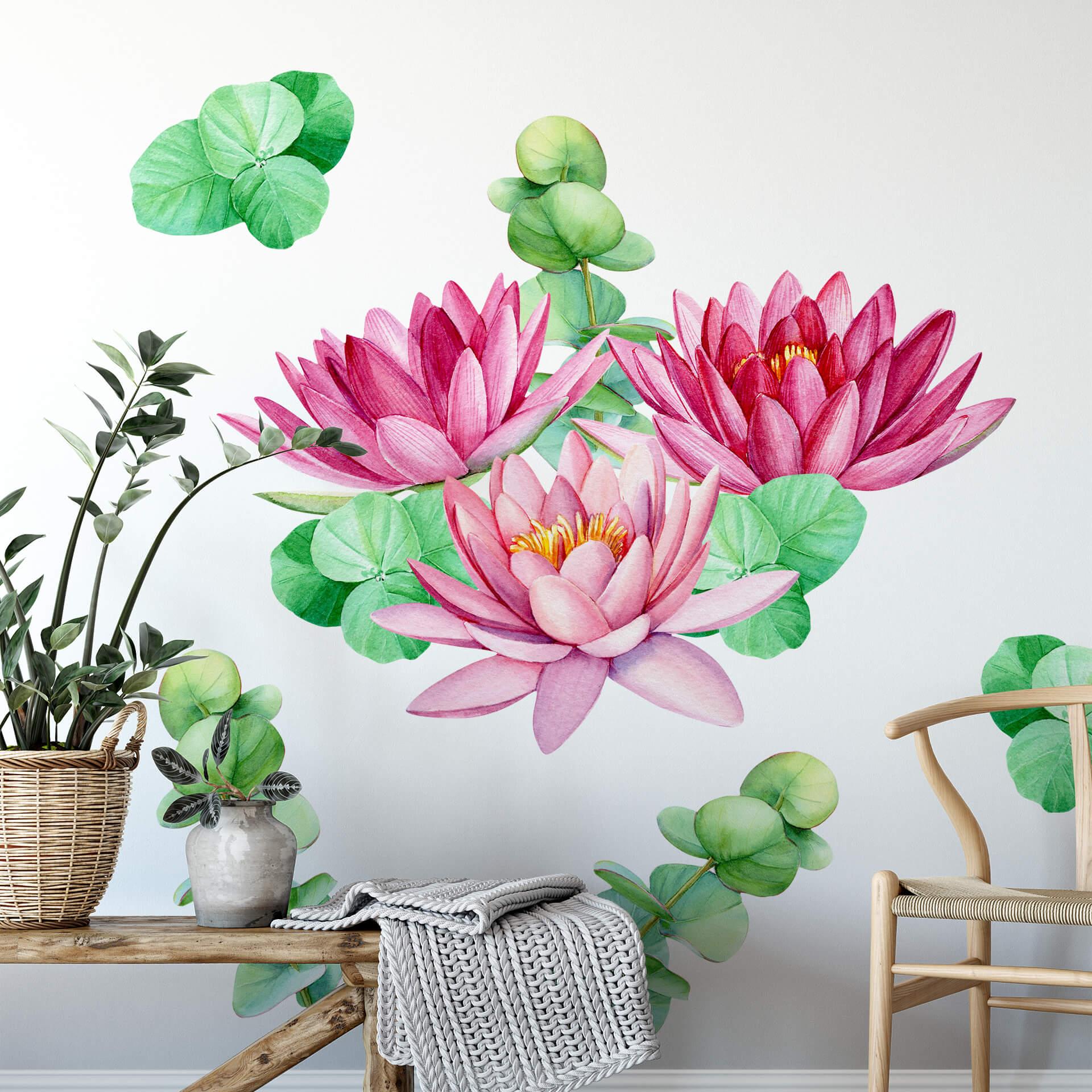 Muursticker XXL Bloemen Set