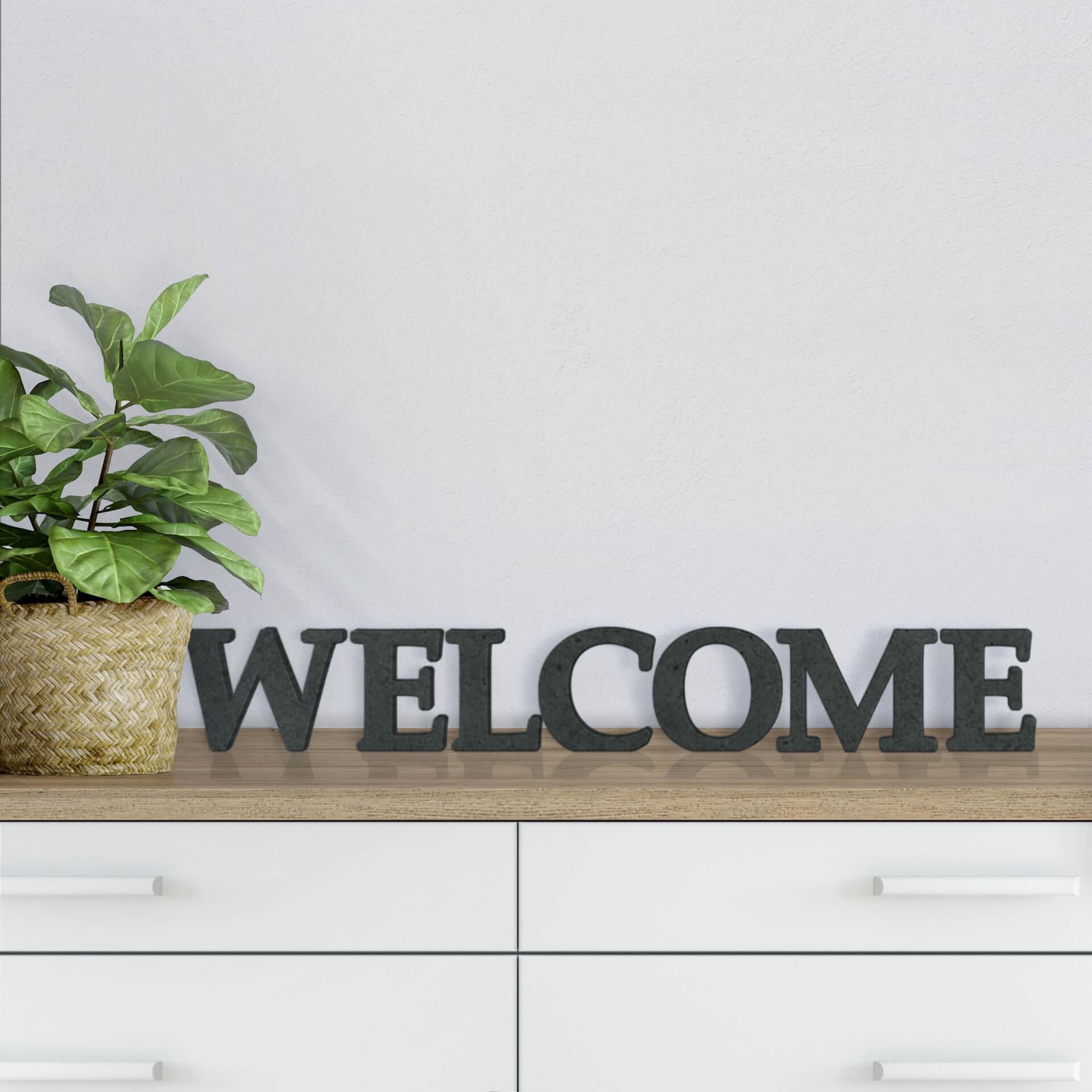 MDF bogstaver - Welcome