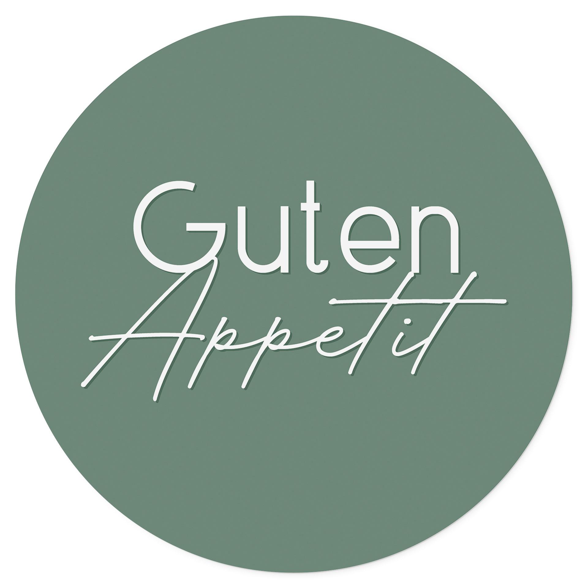 Wandtattoo Guten Appetit - Rund