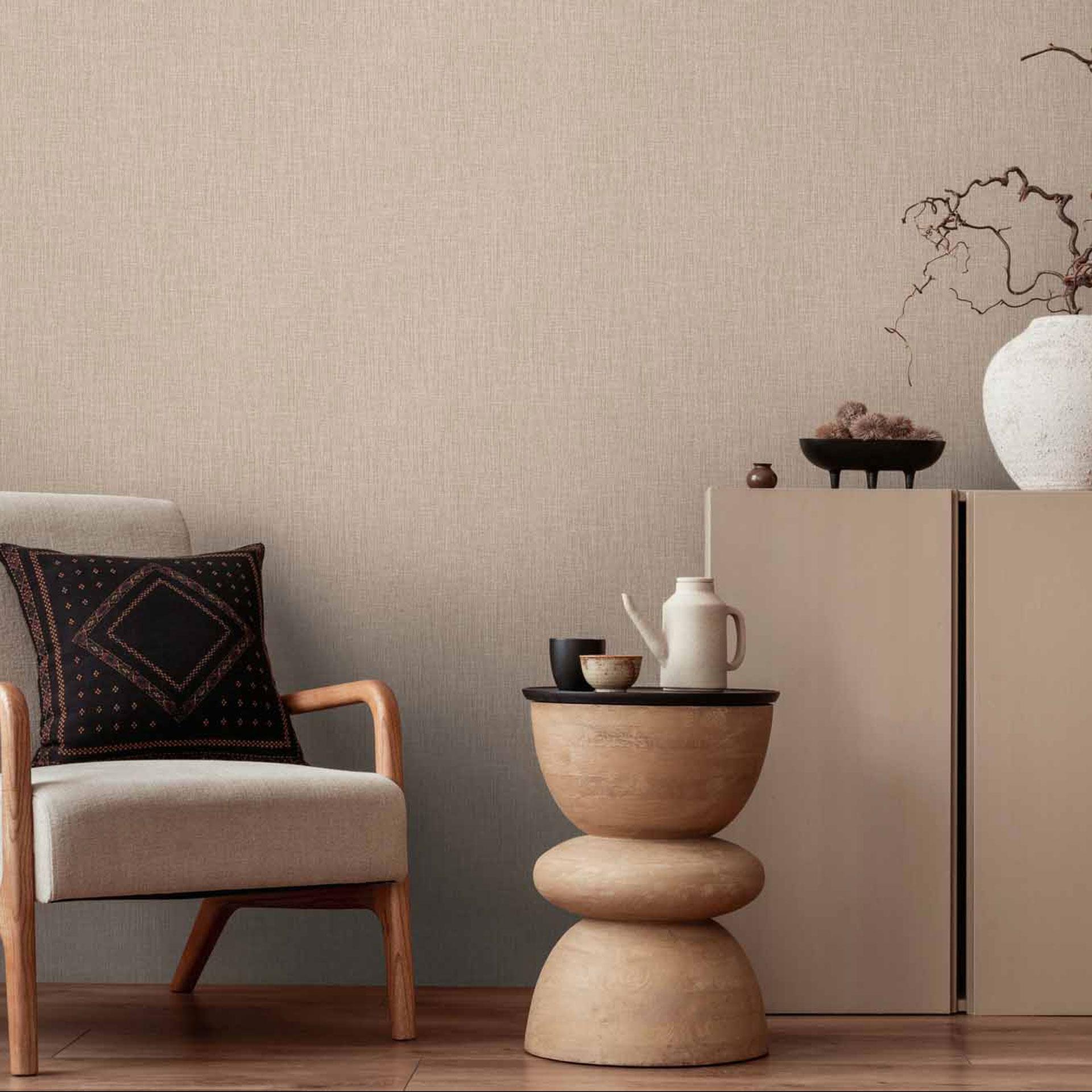 Daniel Hechter Papier peint uni Beige