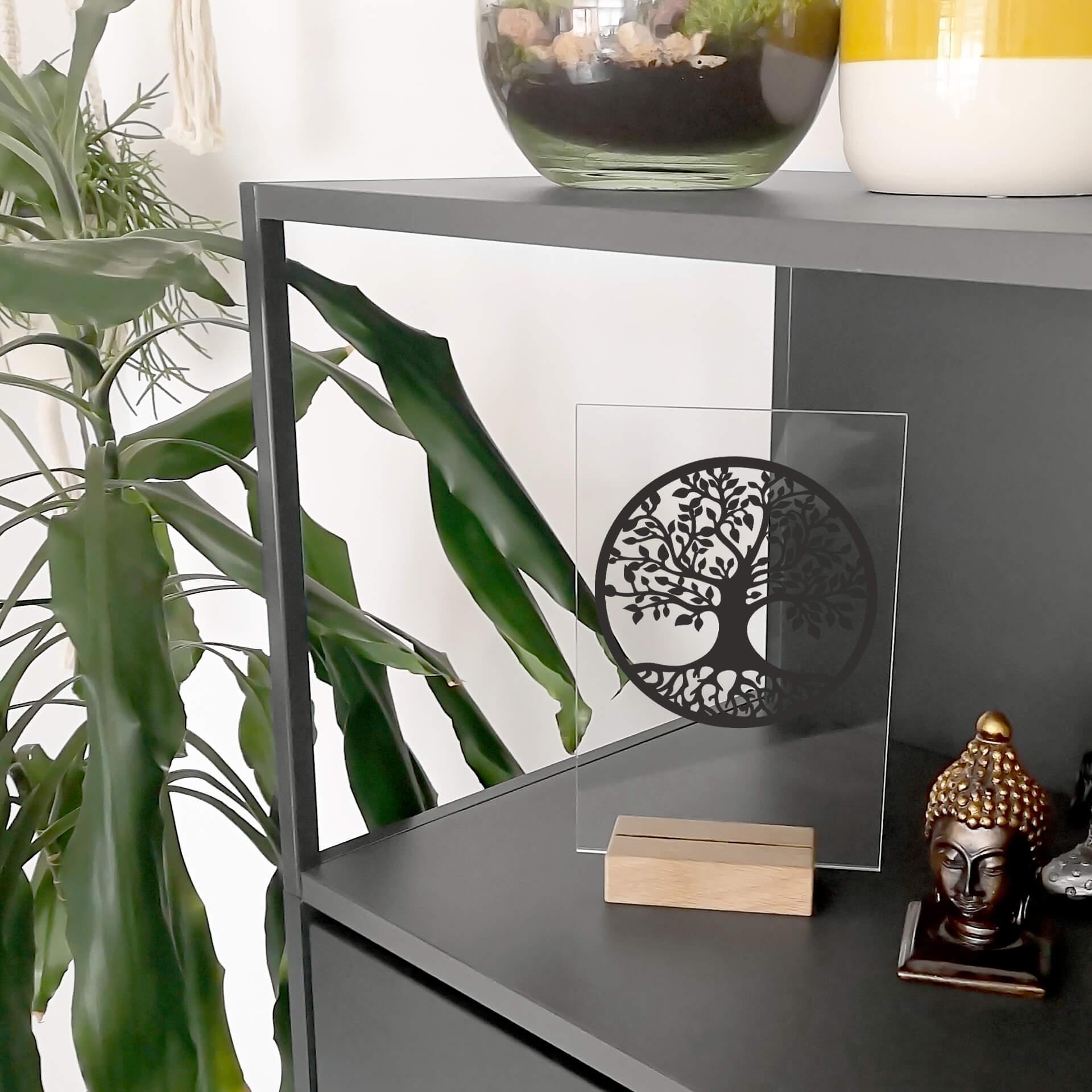 Acrylglas Tafeldecoratie Wellness Tree