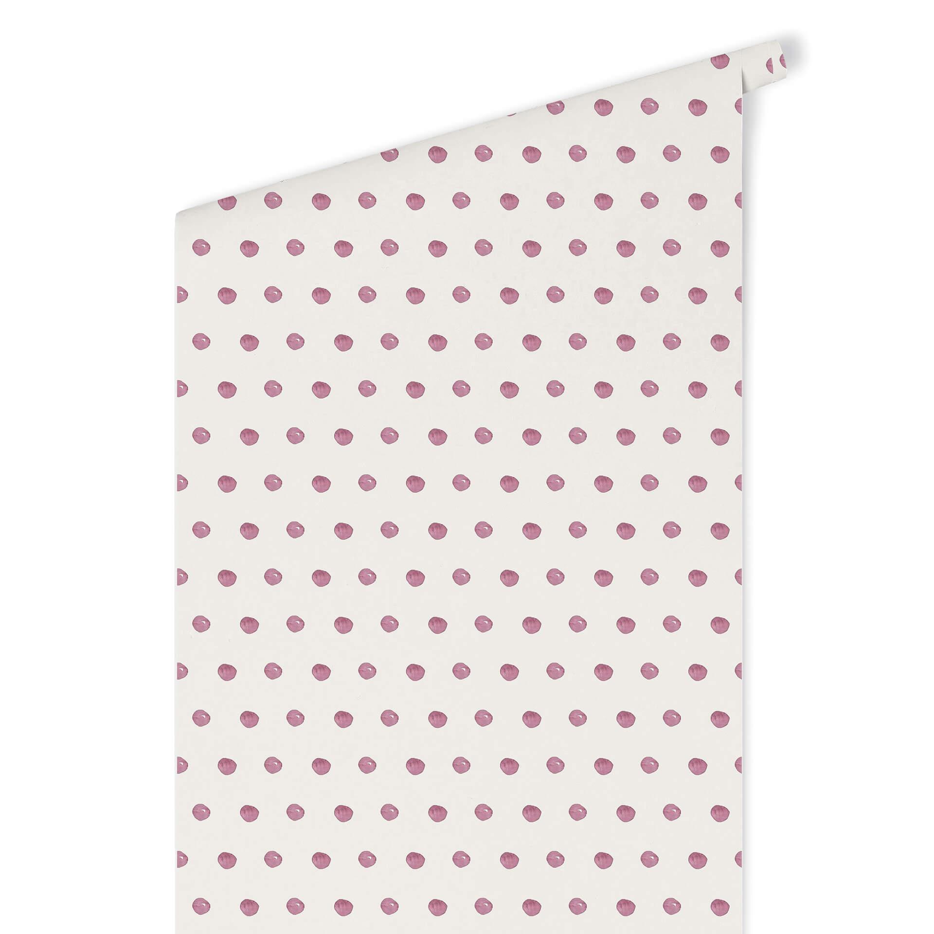 Patroonbehang – Aquarel Dots 02 – roze