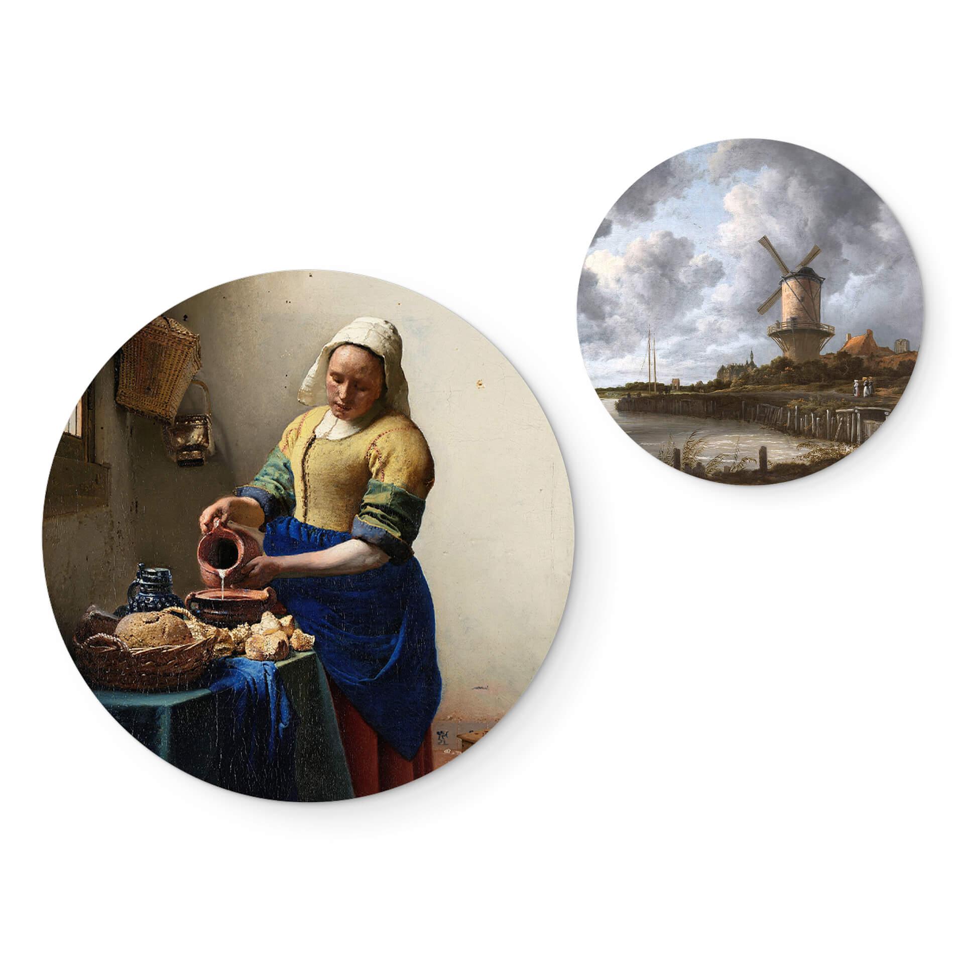 Wandcirkel Set - Kunst uit Nederland (2-delig)