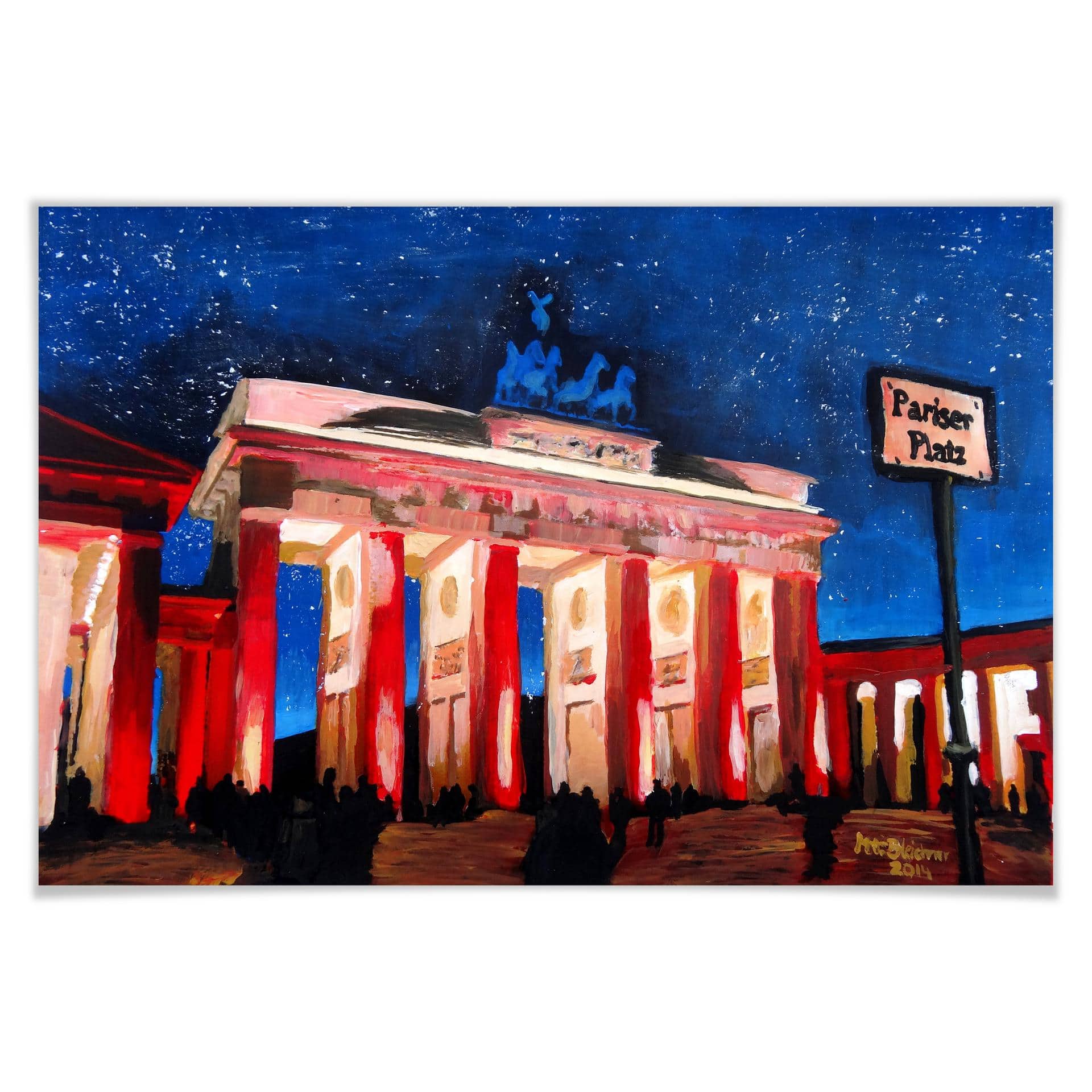 Poster - Bleichner - Berlin sous le ciel étoilé