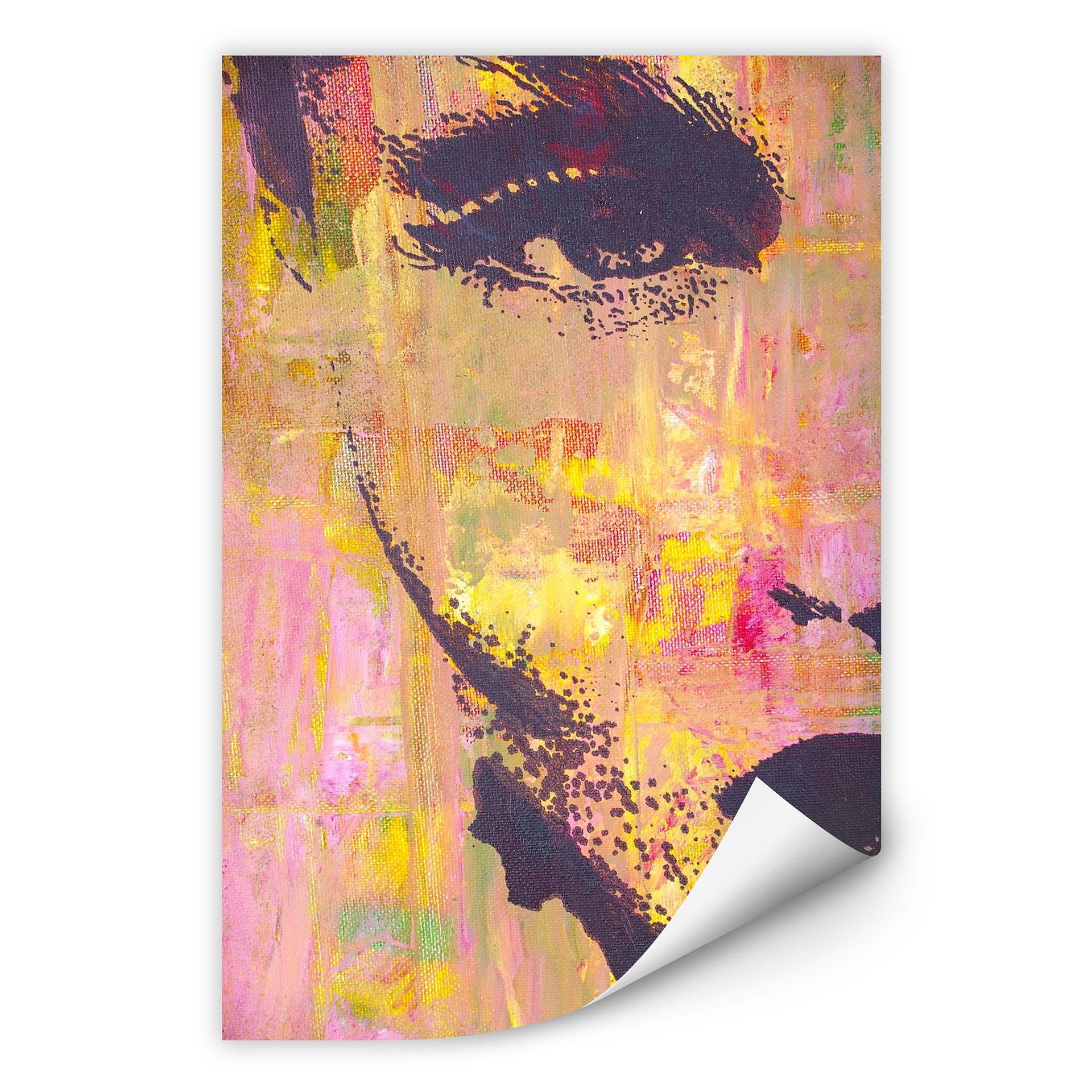 Zelfklevende Poster - Popart Portret