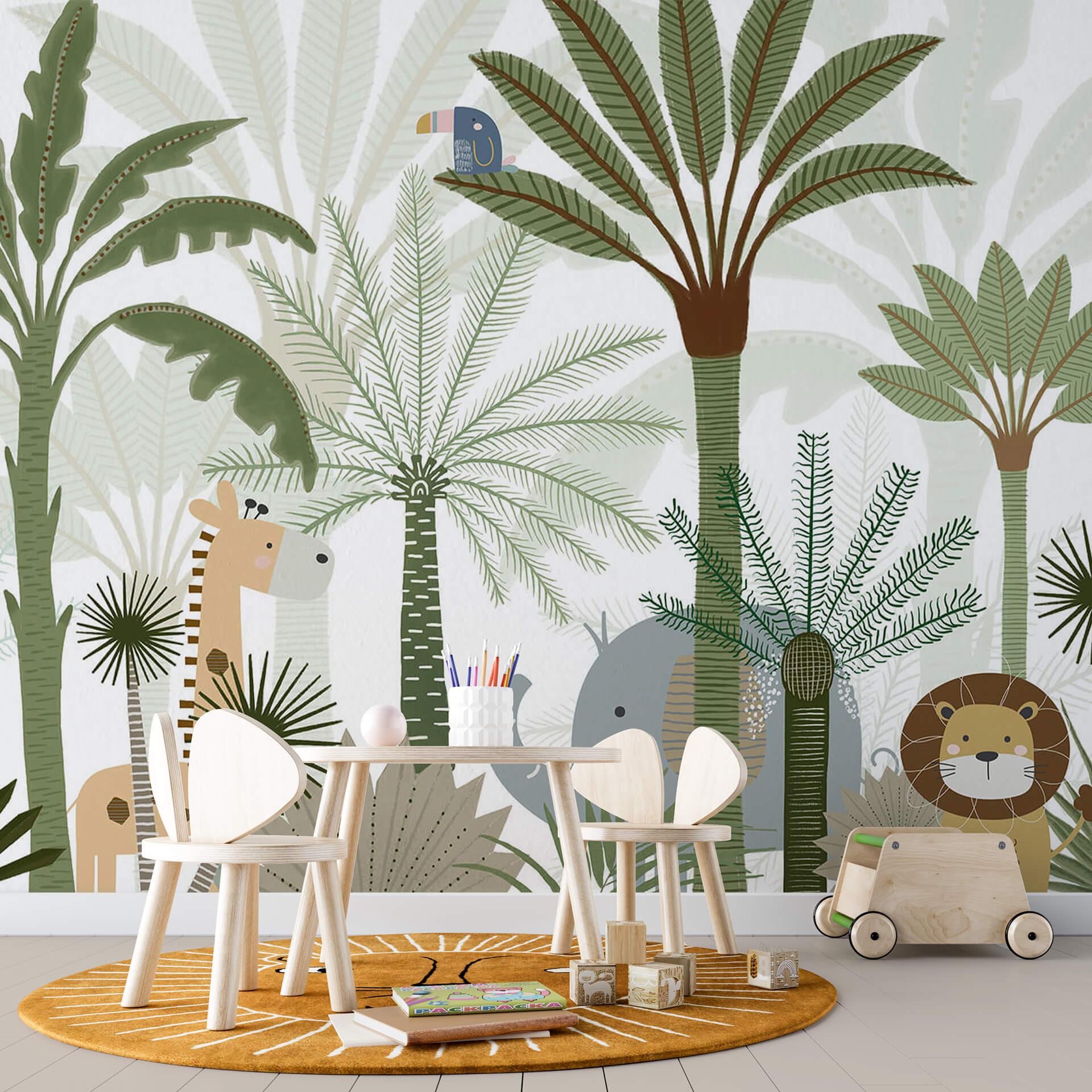 Fototapet Oliver Robins - Sweet Jungle Animals