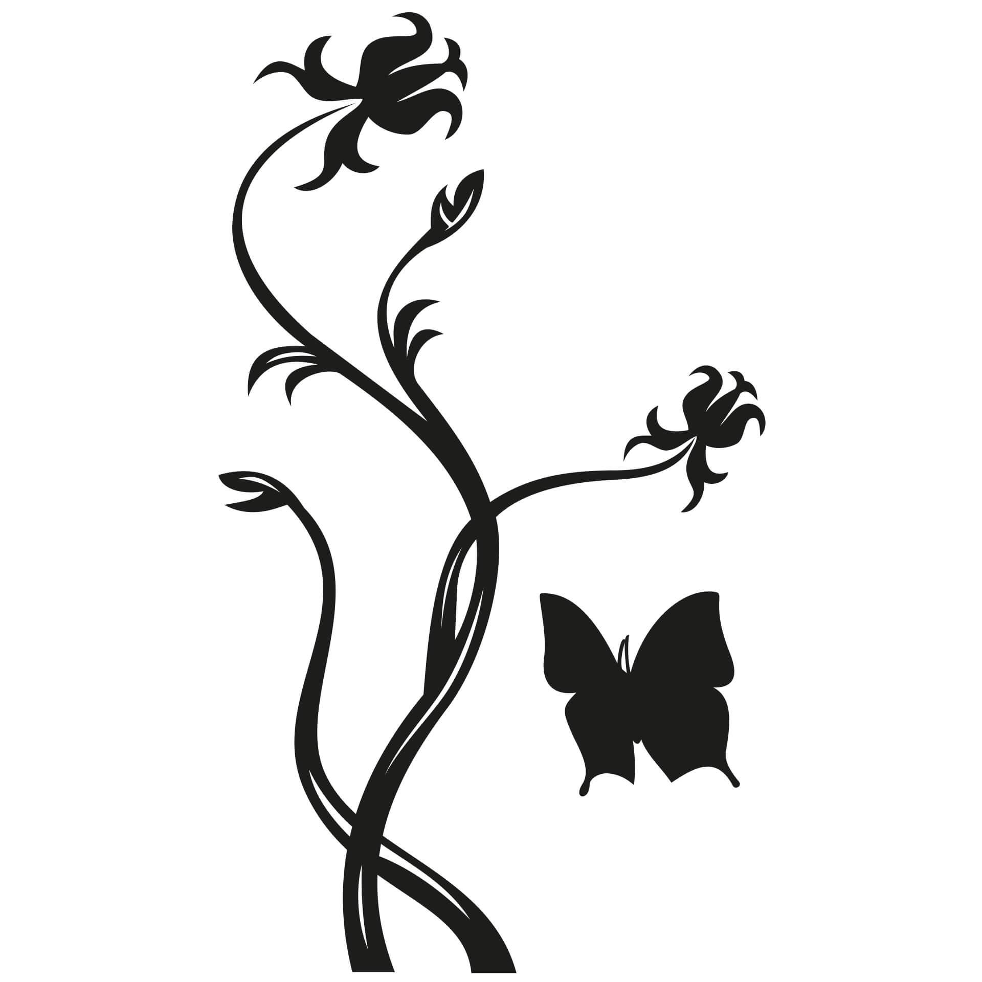 Muursticker Bloem Mona