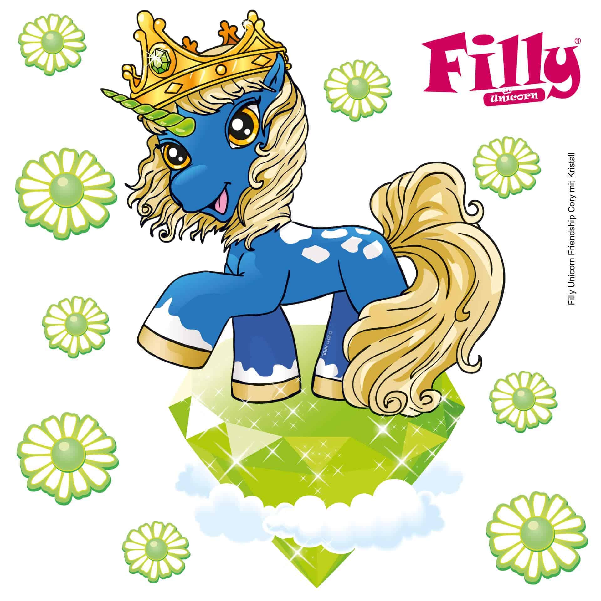 Wallsticker Filly Unicorn Friendship Cory