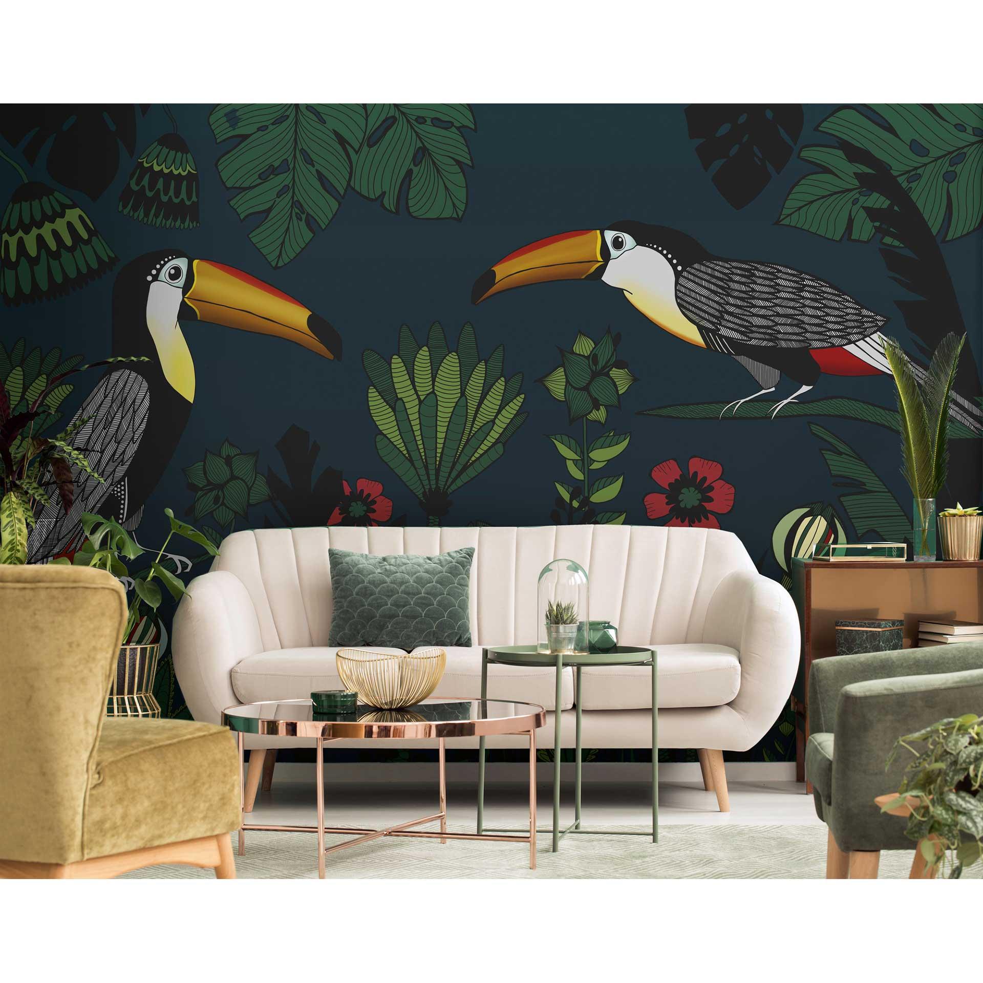 Livingwalls Fotobehang ARTist Toecan
