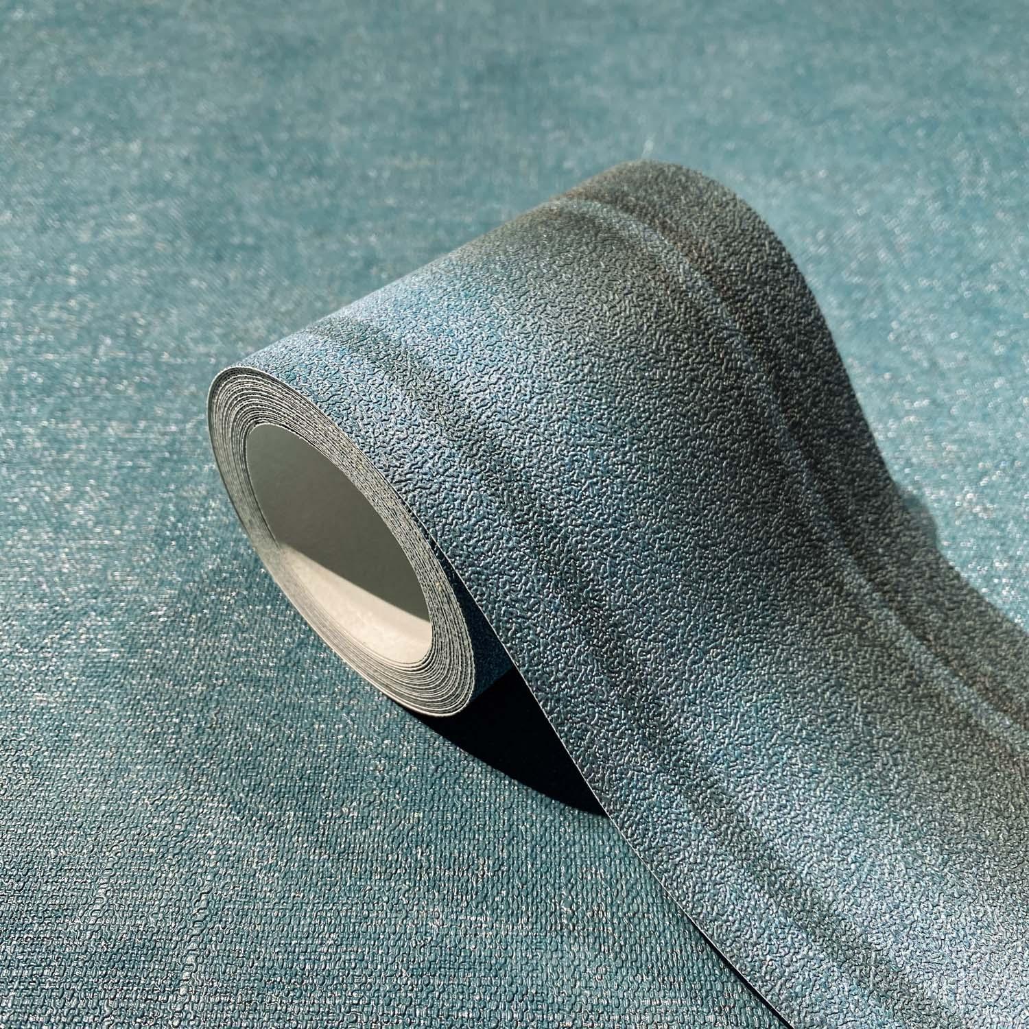 Behangrand in blauw met strepen voor woonkamer, slaapkamer 5.00 x 0.088 m