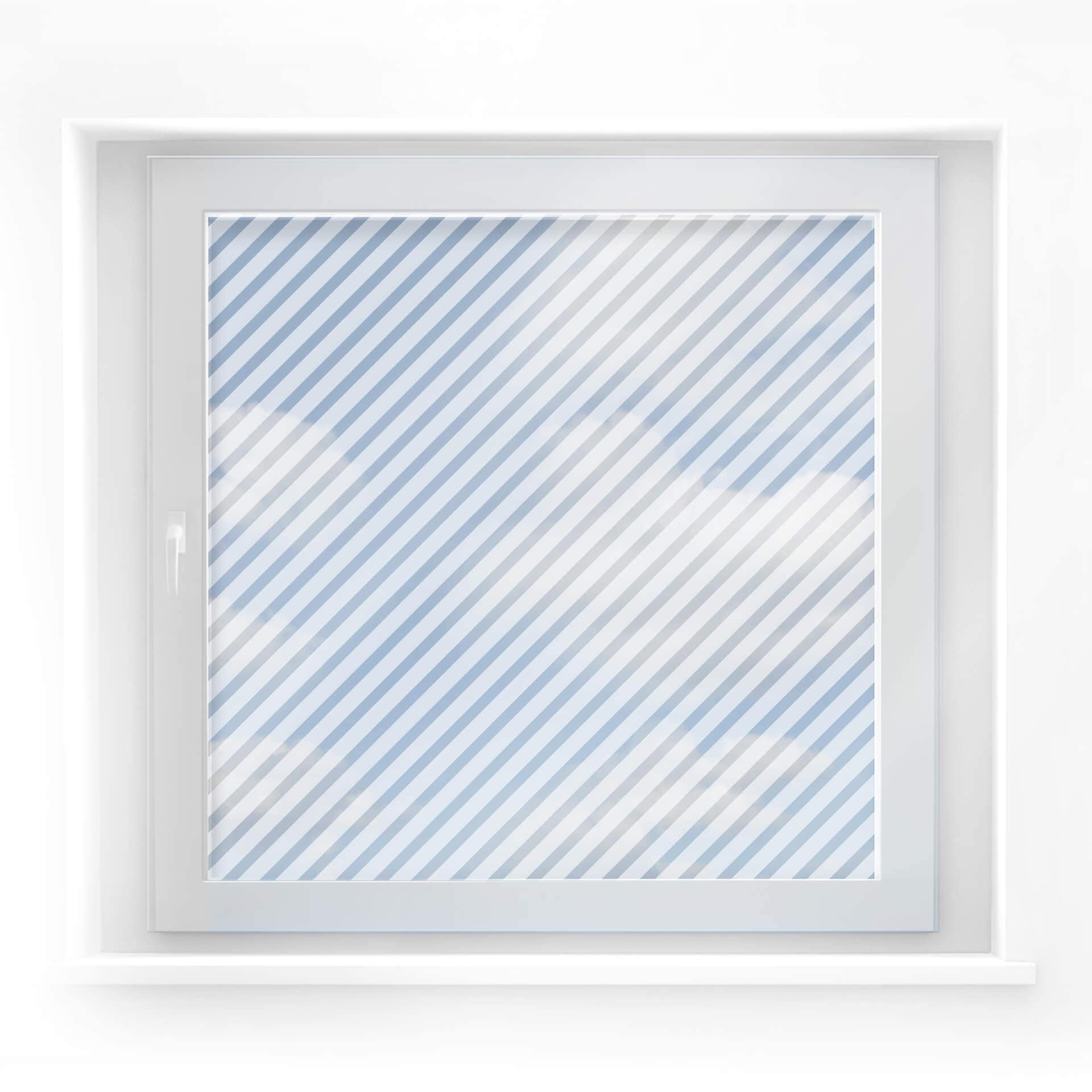 Matteret glas - Diagonale Linjer