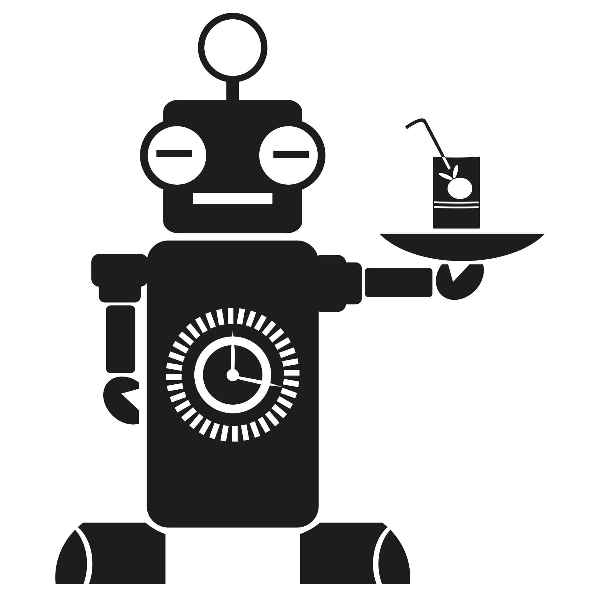 Robot James wallsticker