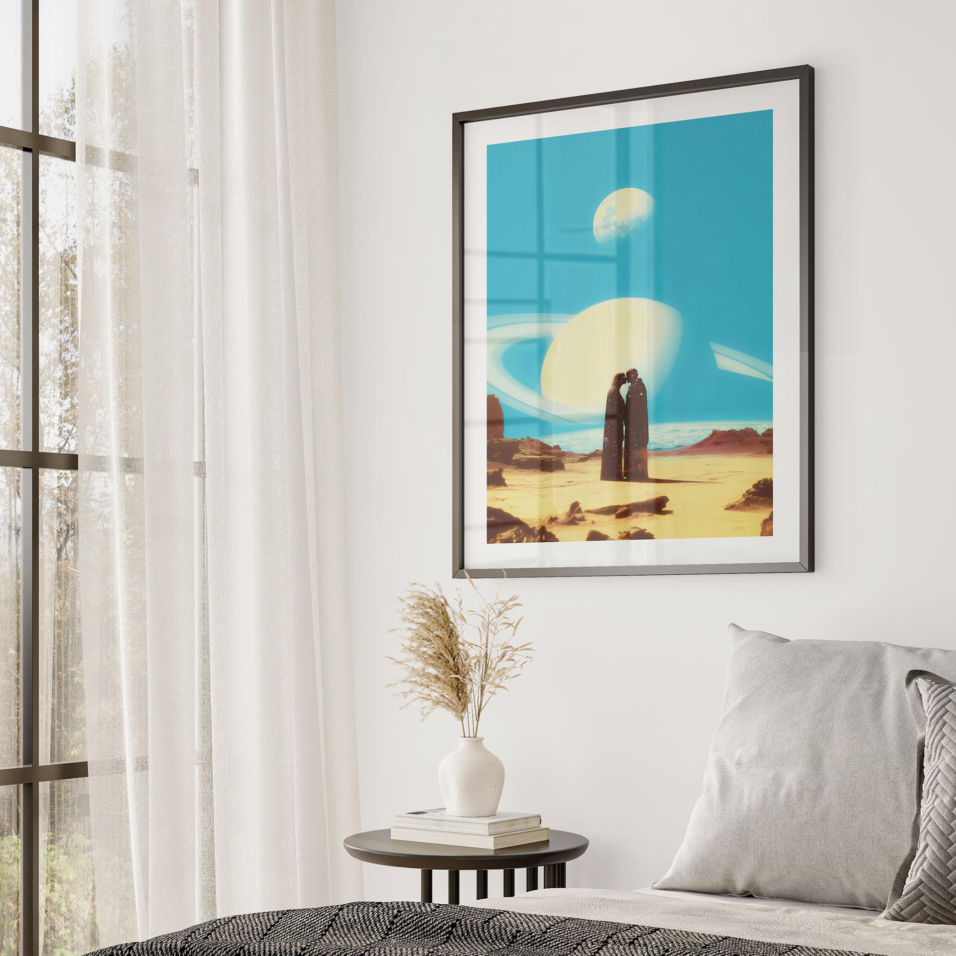 Poster Verliefd in de ruimte - Taudalpoi