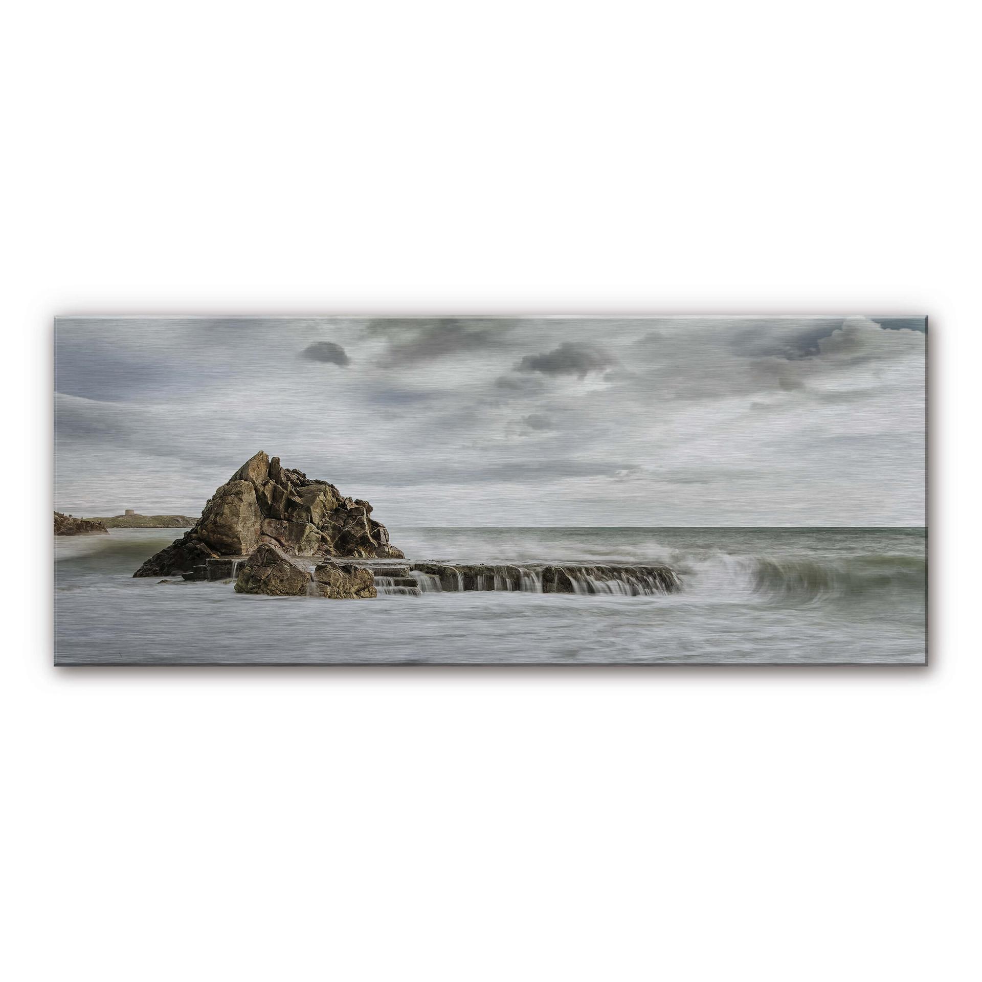 Stænkplade - Rock in the Surf - Panorama - AluDibond
