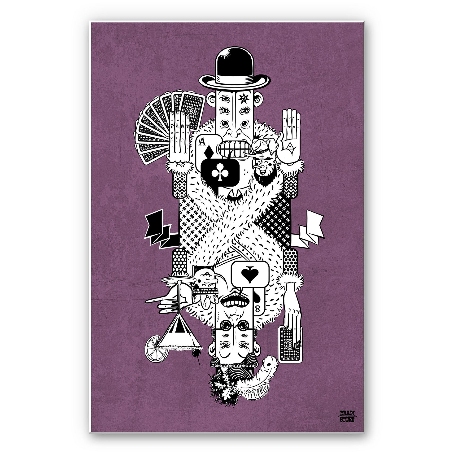Wandbild Drawstore - Playing Cards