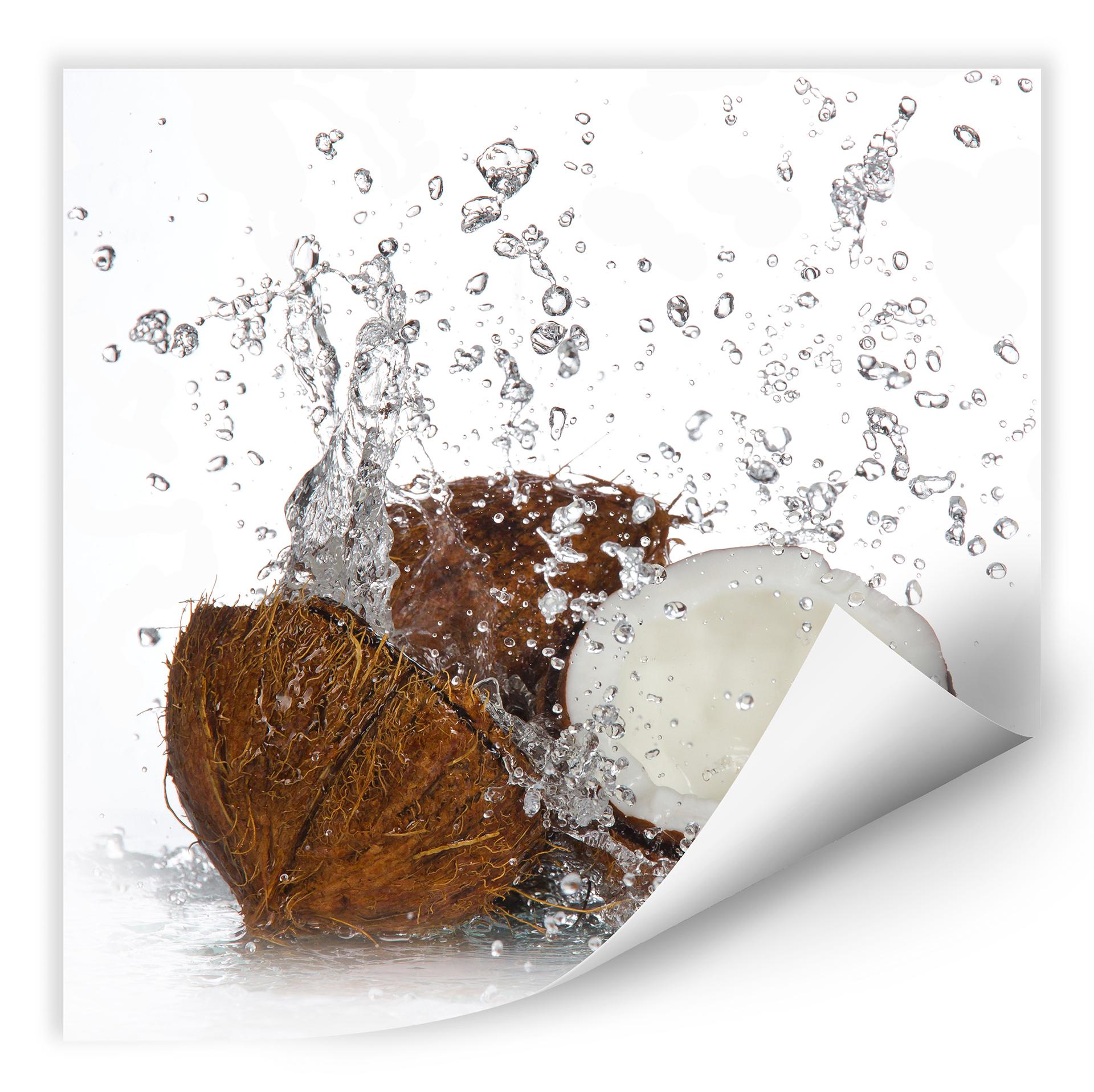 Zelfklevende Poster - Caribbean Coconut