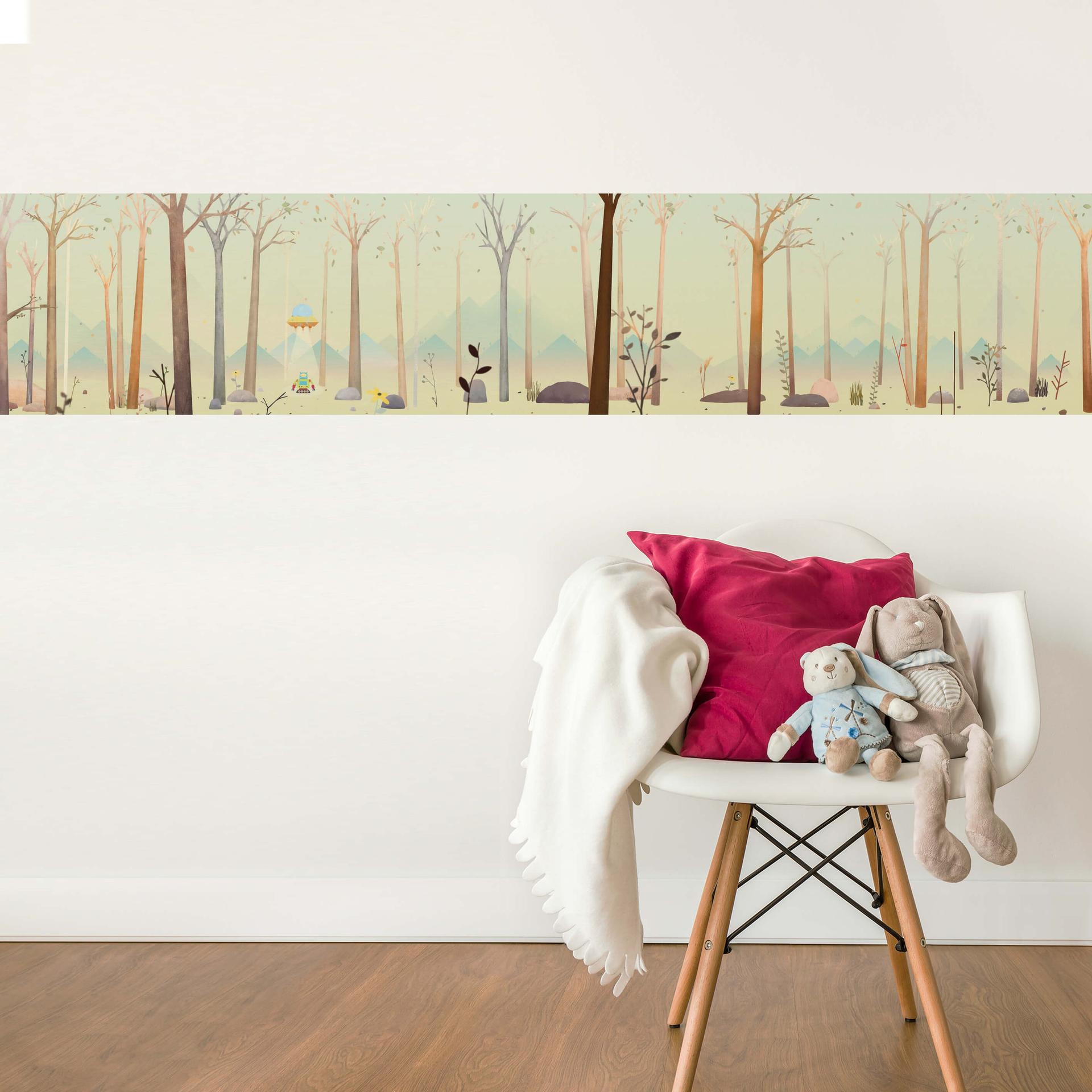 Papier peint photo Le petit extra-terrestre - Panorama - 48x260 cm
