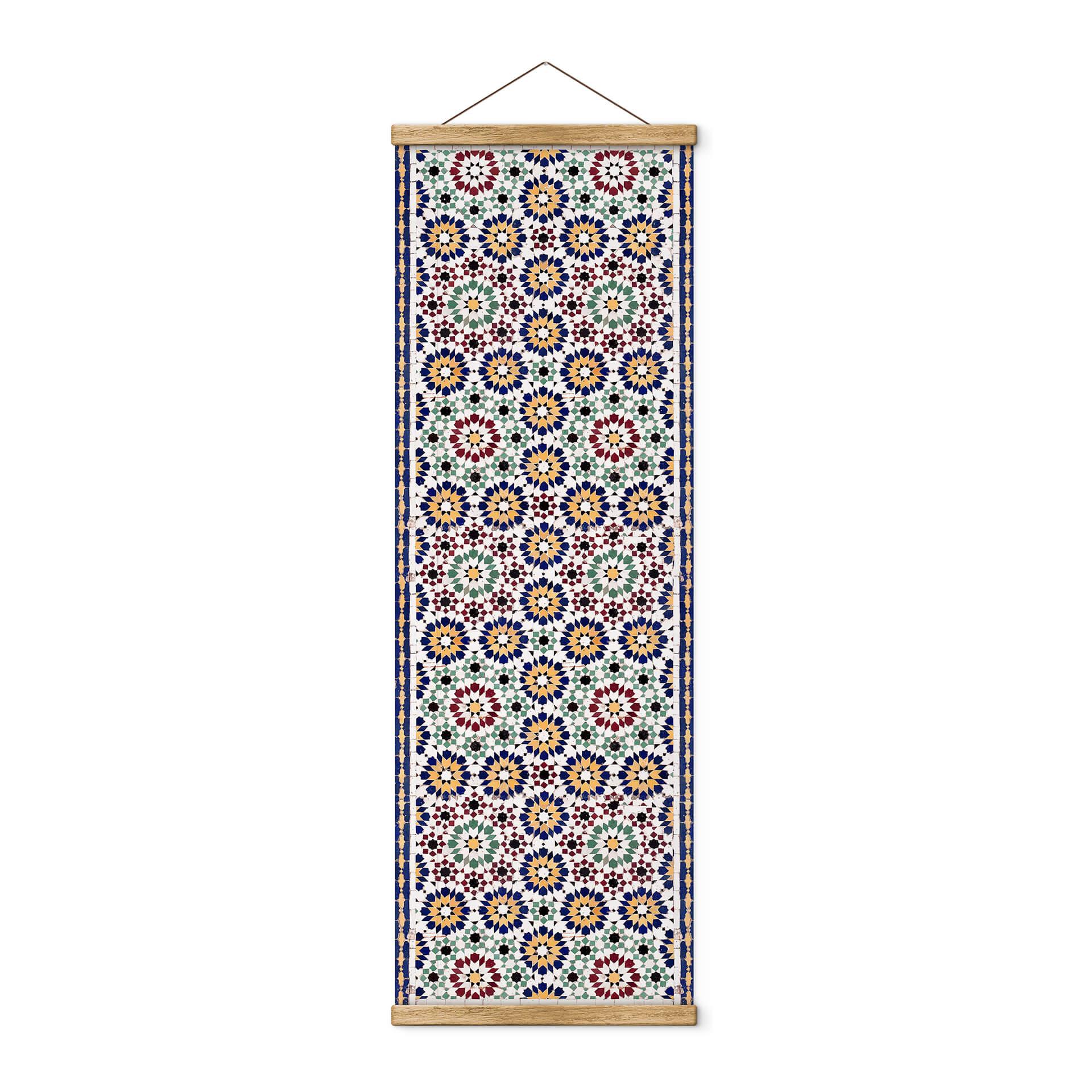Tekstil plakat Orientalske fliser 01 - Panorama