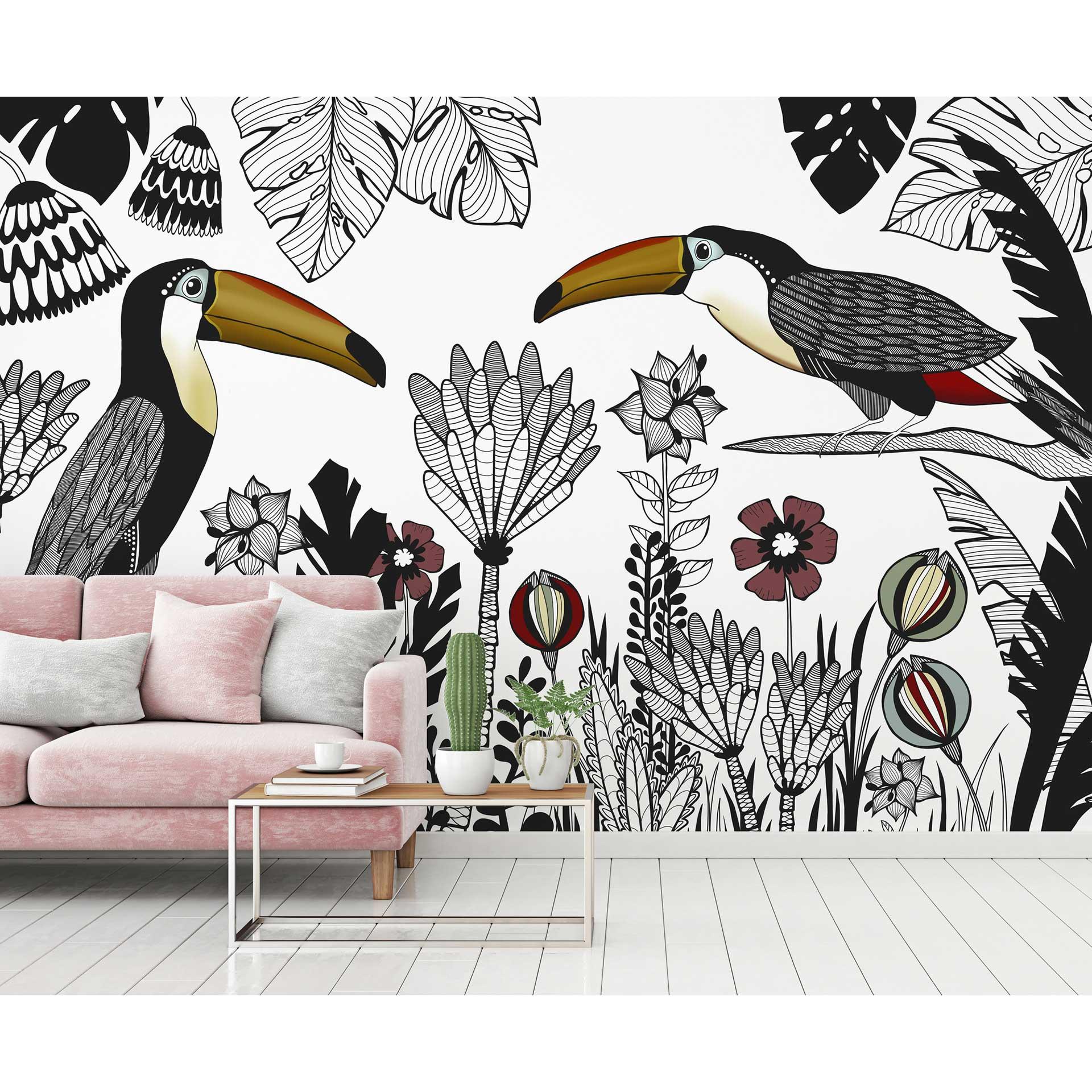 Livingwalls Fotobehang ARTist Toecan