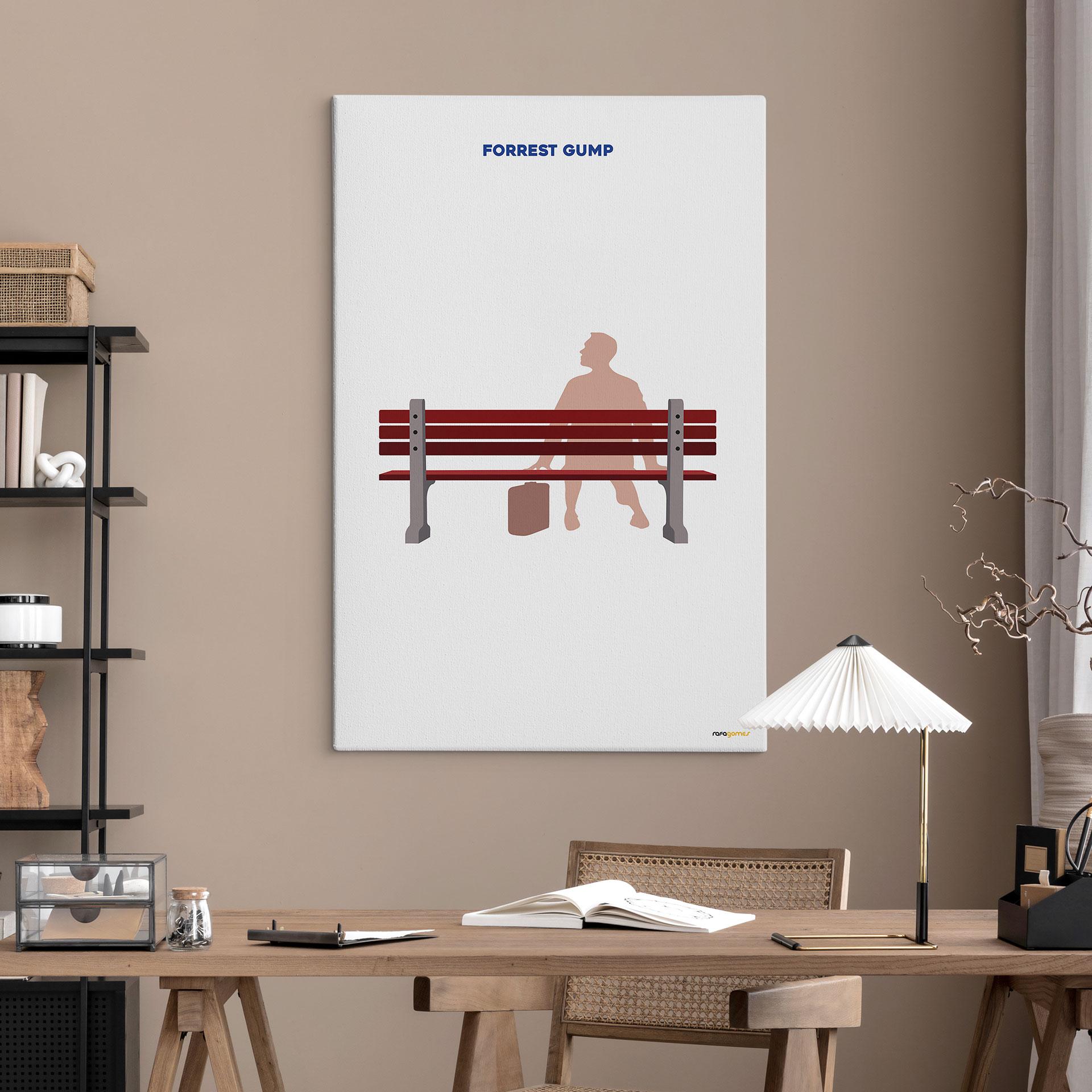 Lærredsprint - Inspireret af filmen "Forrest Gump" - Gomes