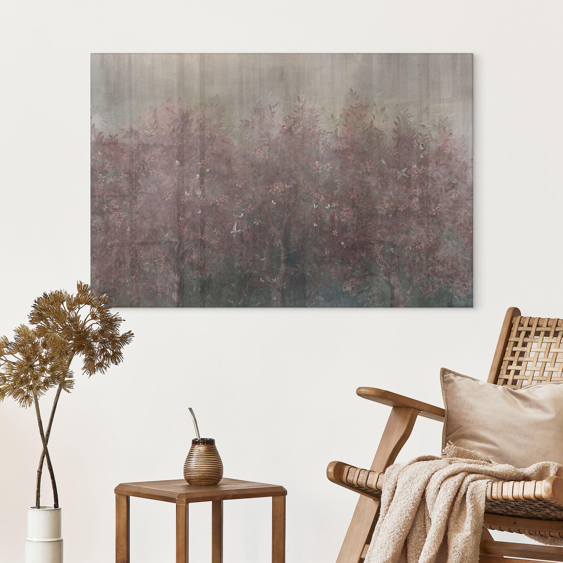 Acrylglasbild Wald in warmen Herbsttönen - Ms Tiff