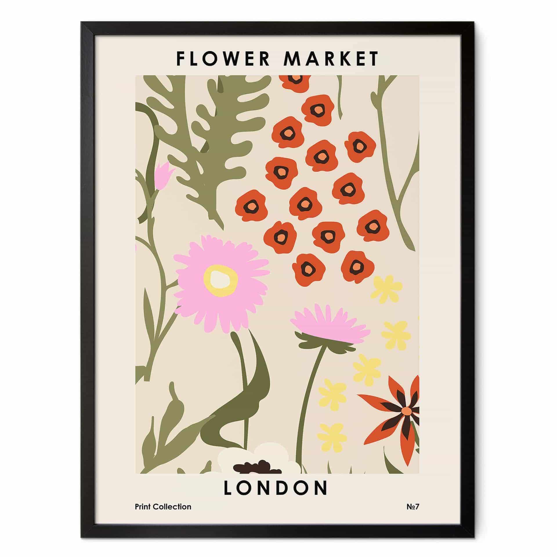 Poster Anastasiya - Flower Market London