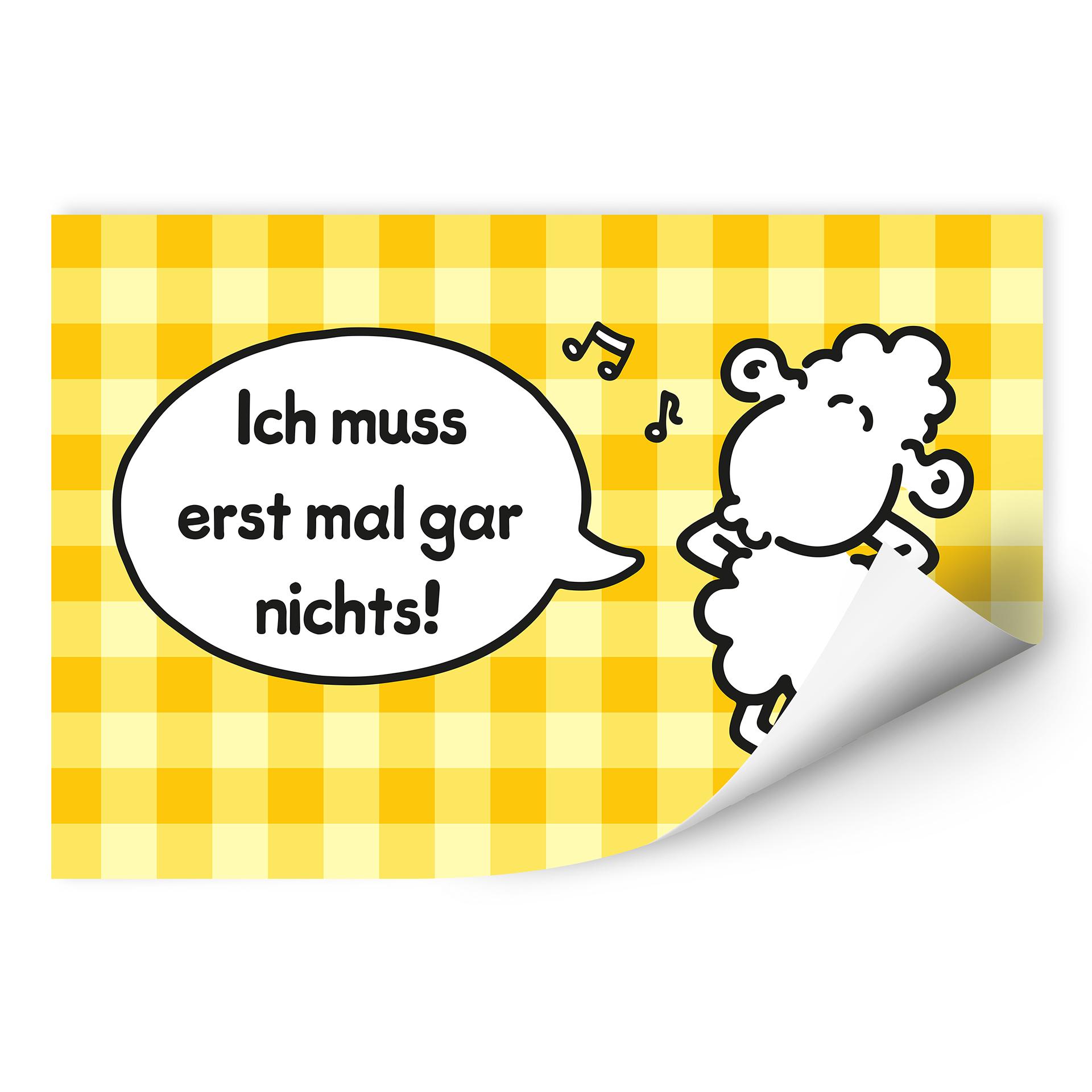 Wallprint W - sheepworld Worthelden Erst mal gar nichts