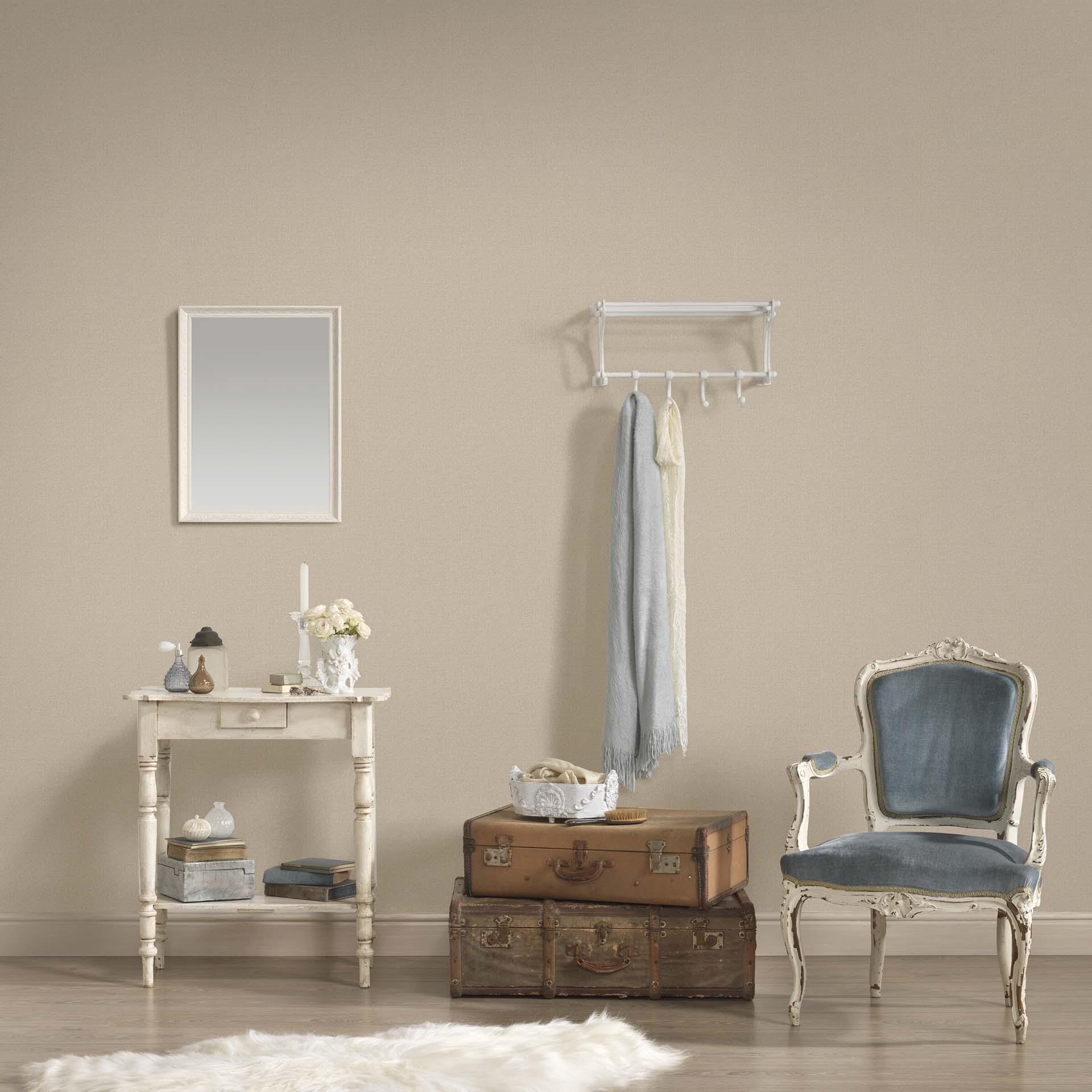 tapet beige creme soveværelse - moderne non-woven tapet stue